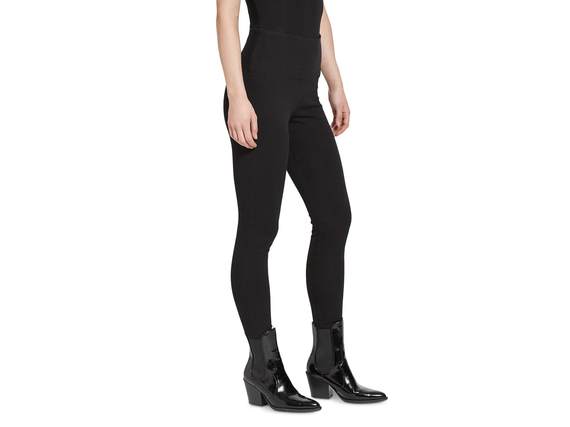 High Waist Denim Leggings — Image 3
