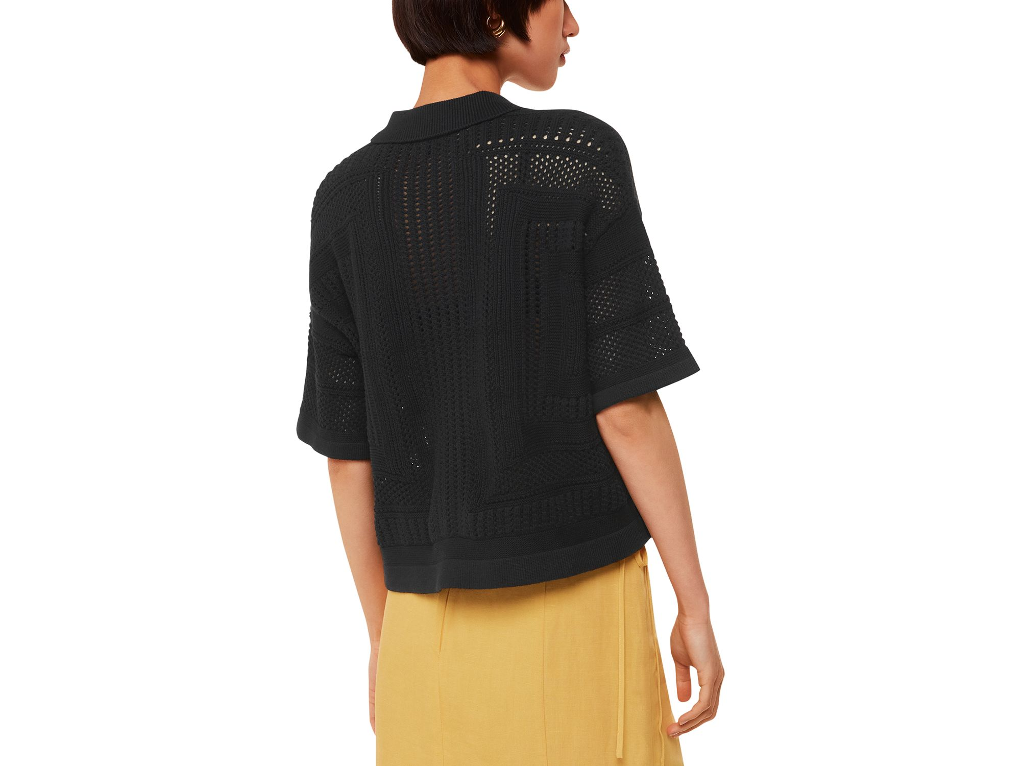 Crochet Knit Shirt — Image 3