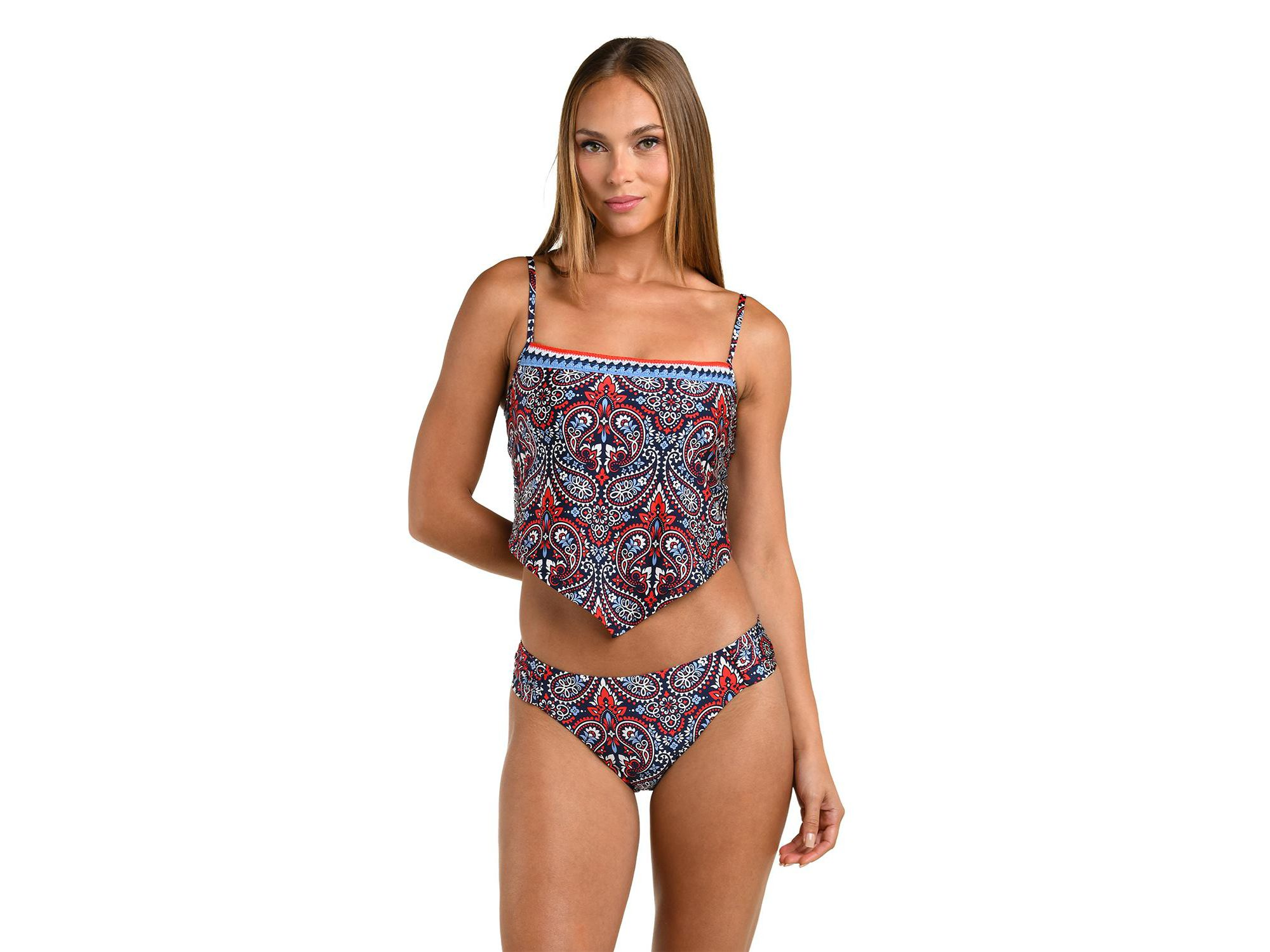 Americana Paisley Sweetheart Midkini Top — Image 4