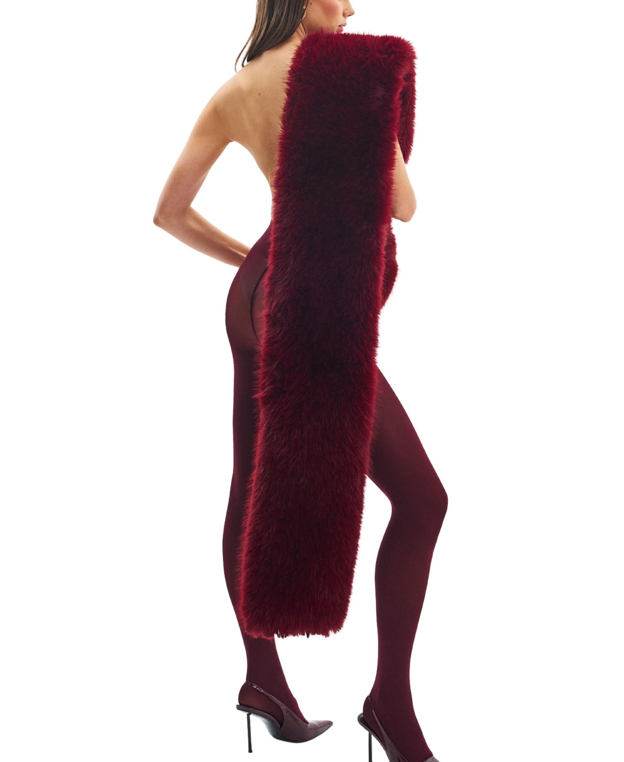 Jazmin Faux Fur Scarf — Image 5