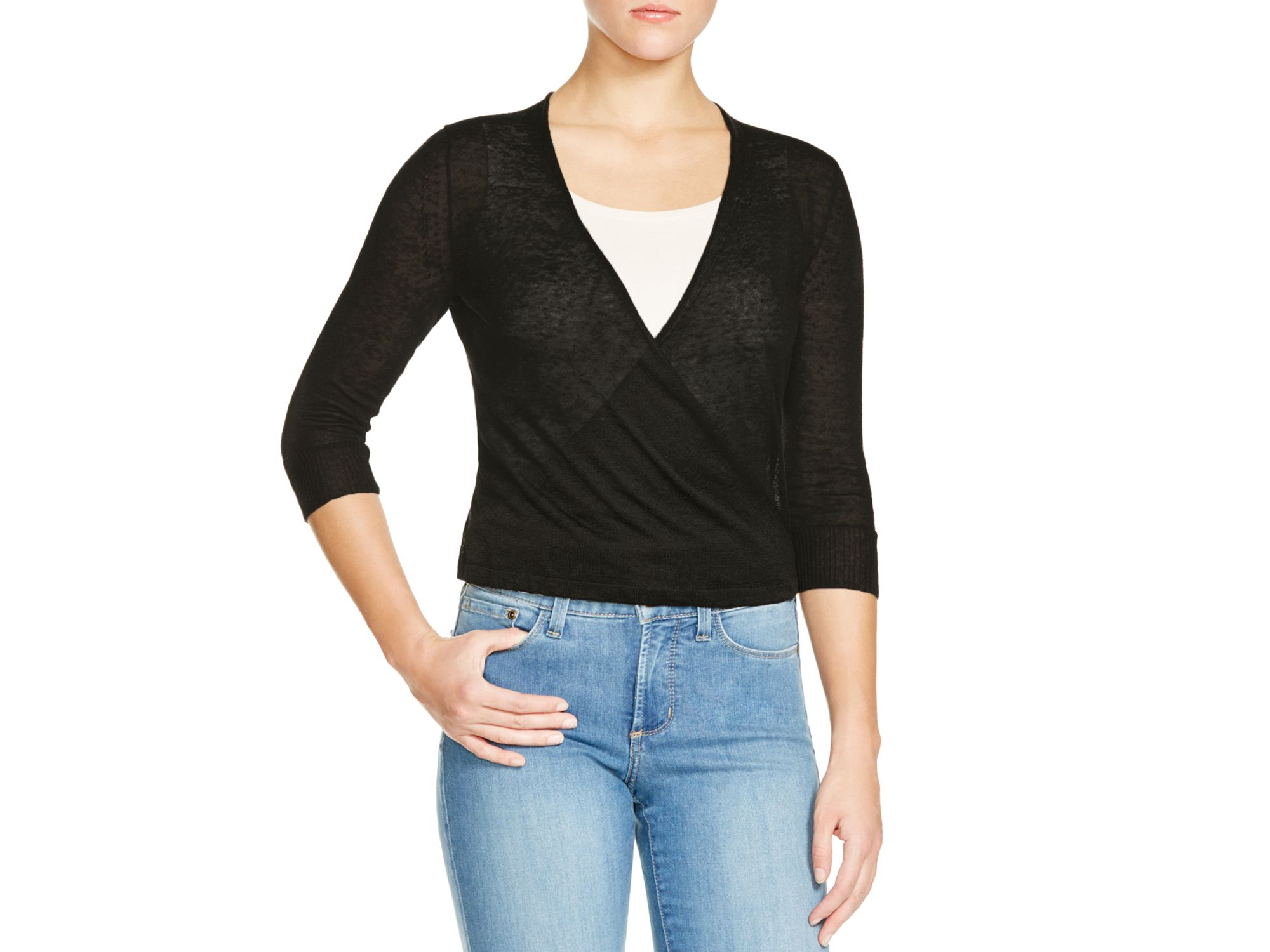 Petite Lightweight Four-Way Cardigan — Image 4