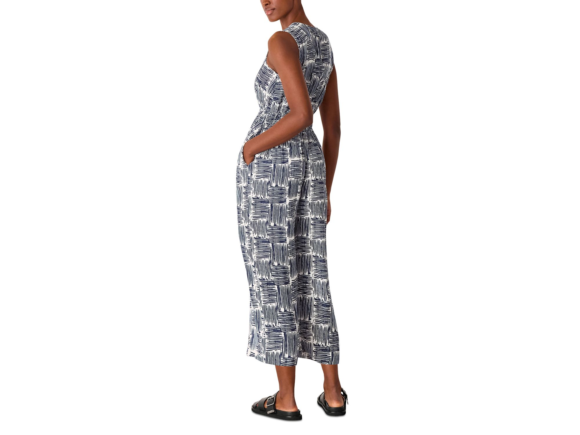 Petites Hatched Squares Jumpsuit — Image 5