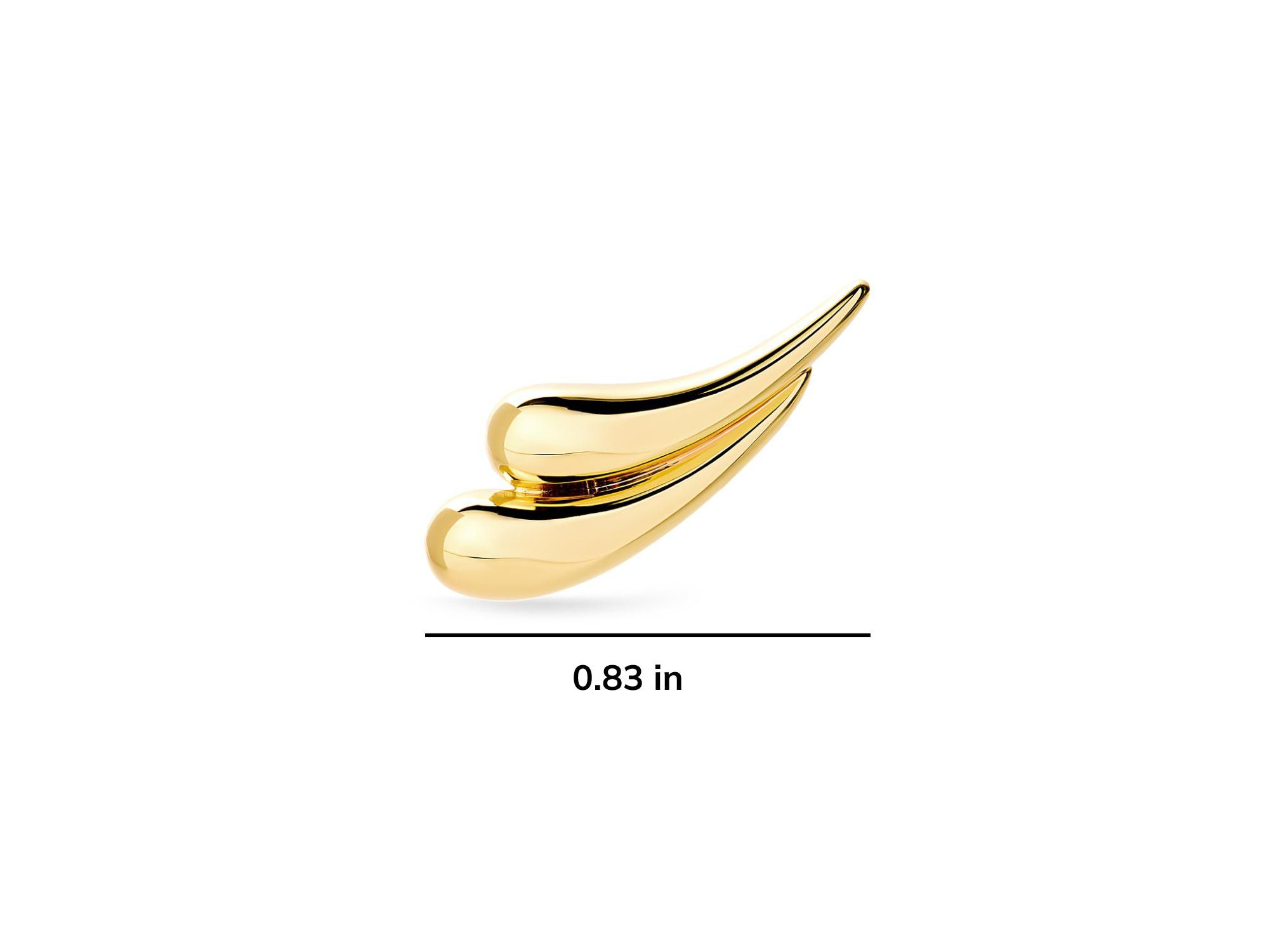 Brass Kia Statement Earrings — Image 6
