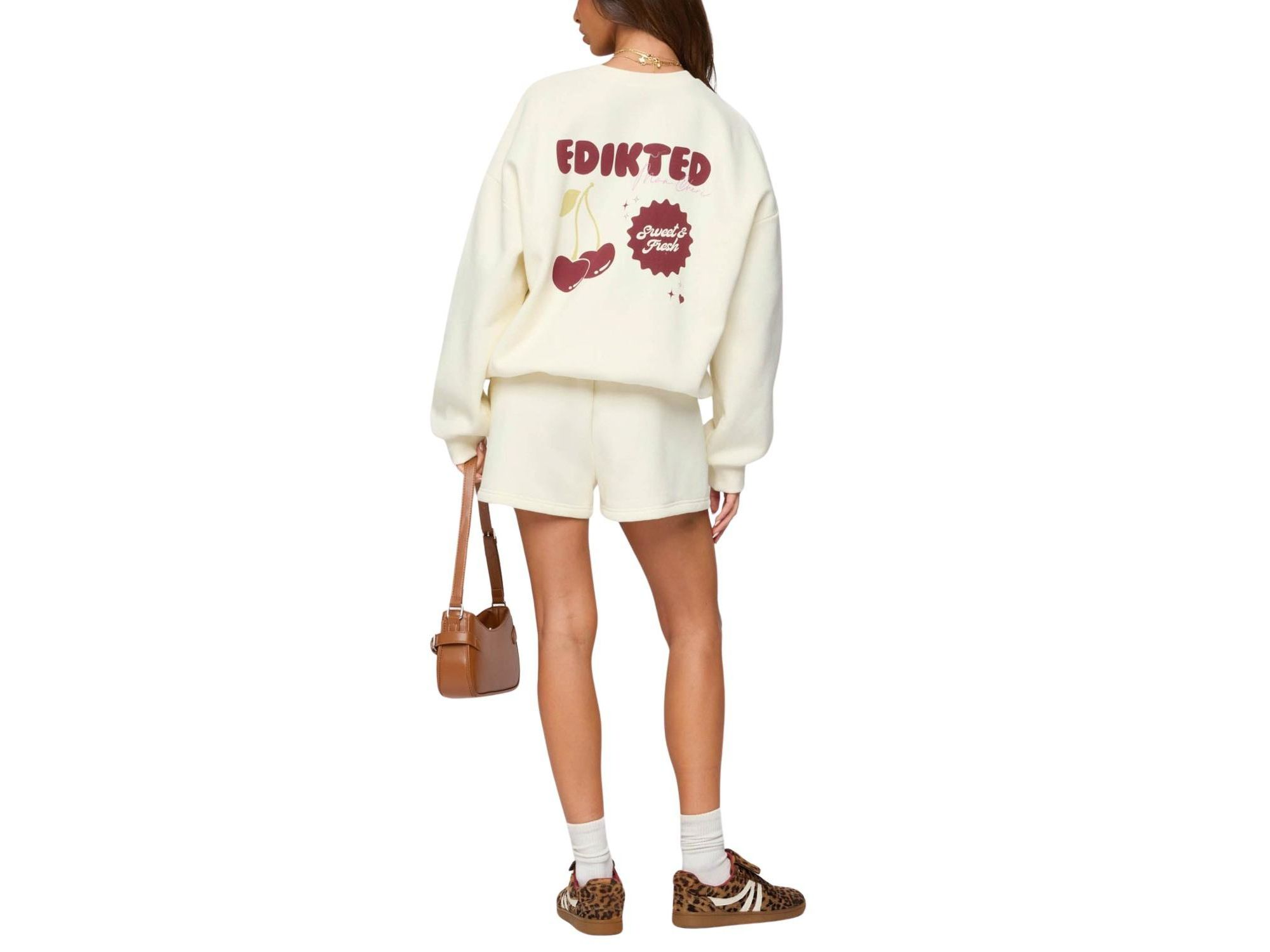 Cherry Babe Sweat Shorts — Image 3