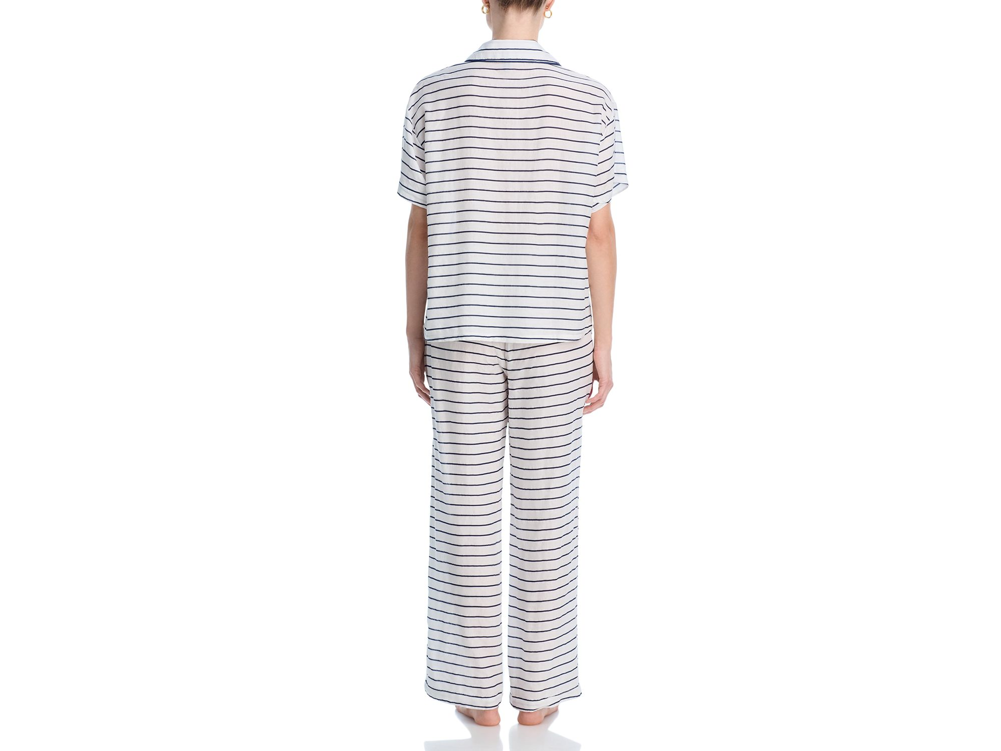 Striped Long Pajama Set - Exclusive — Image 3