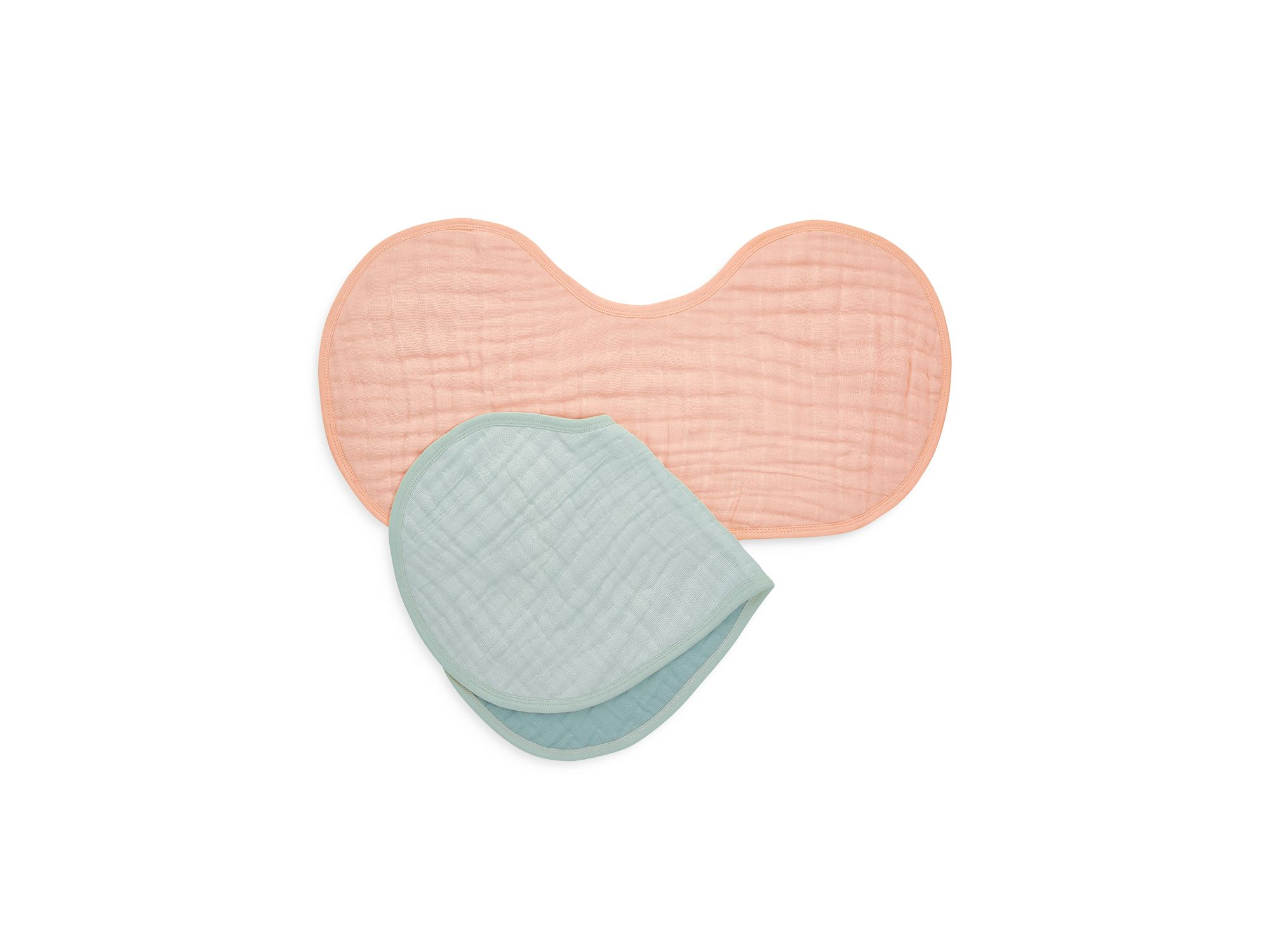 Organic Cotton Burpy Bibs, 2 Pack — Image 4