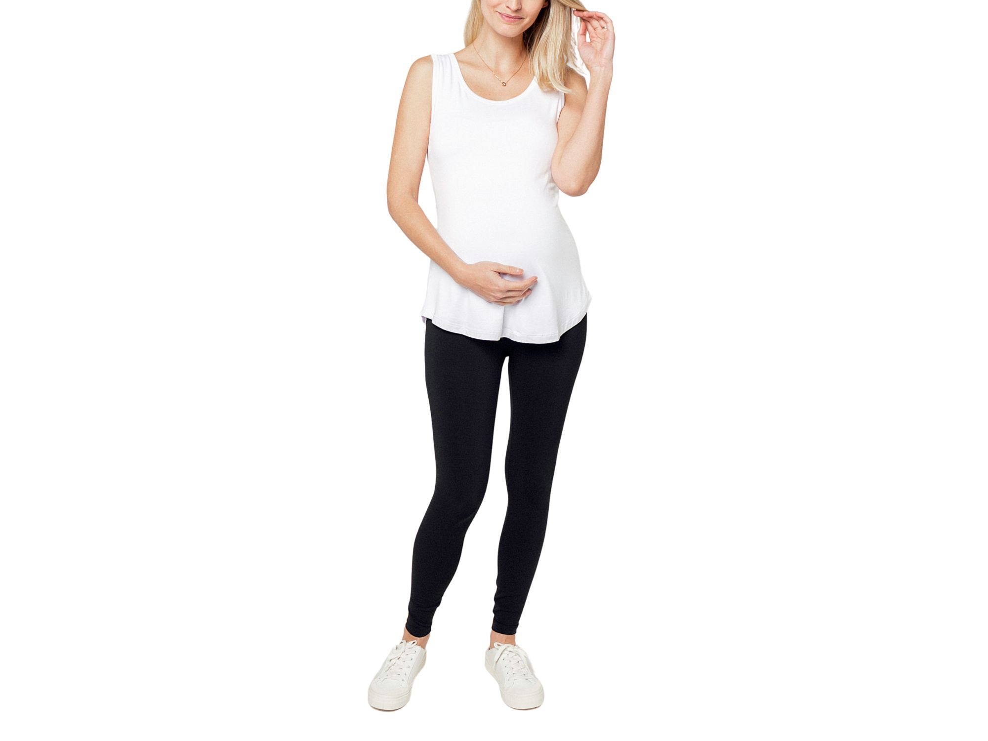 Women's Double Layer Maternity & Nursing Tank — Image 3