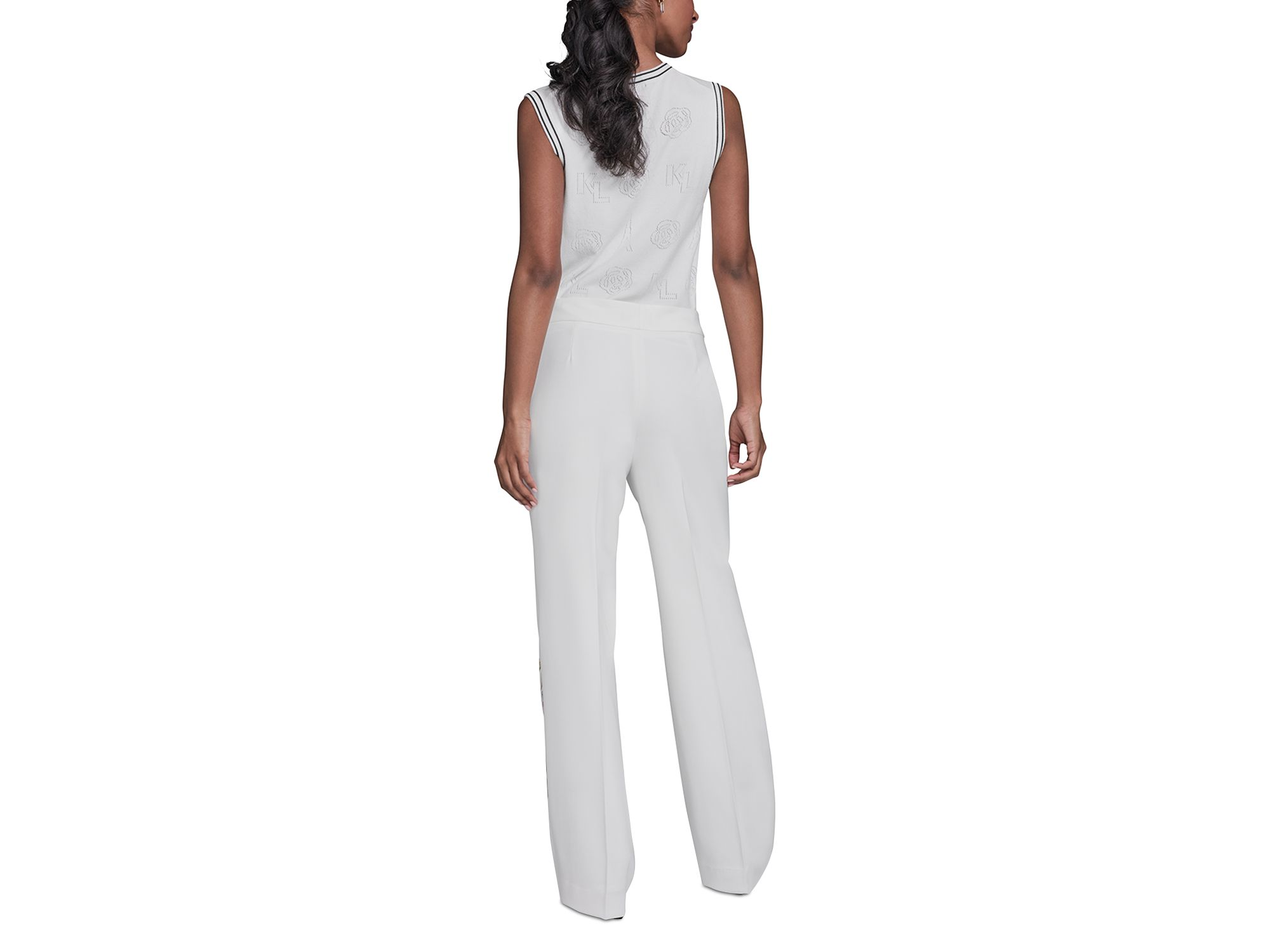 Placed Floral Pants — Image 5