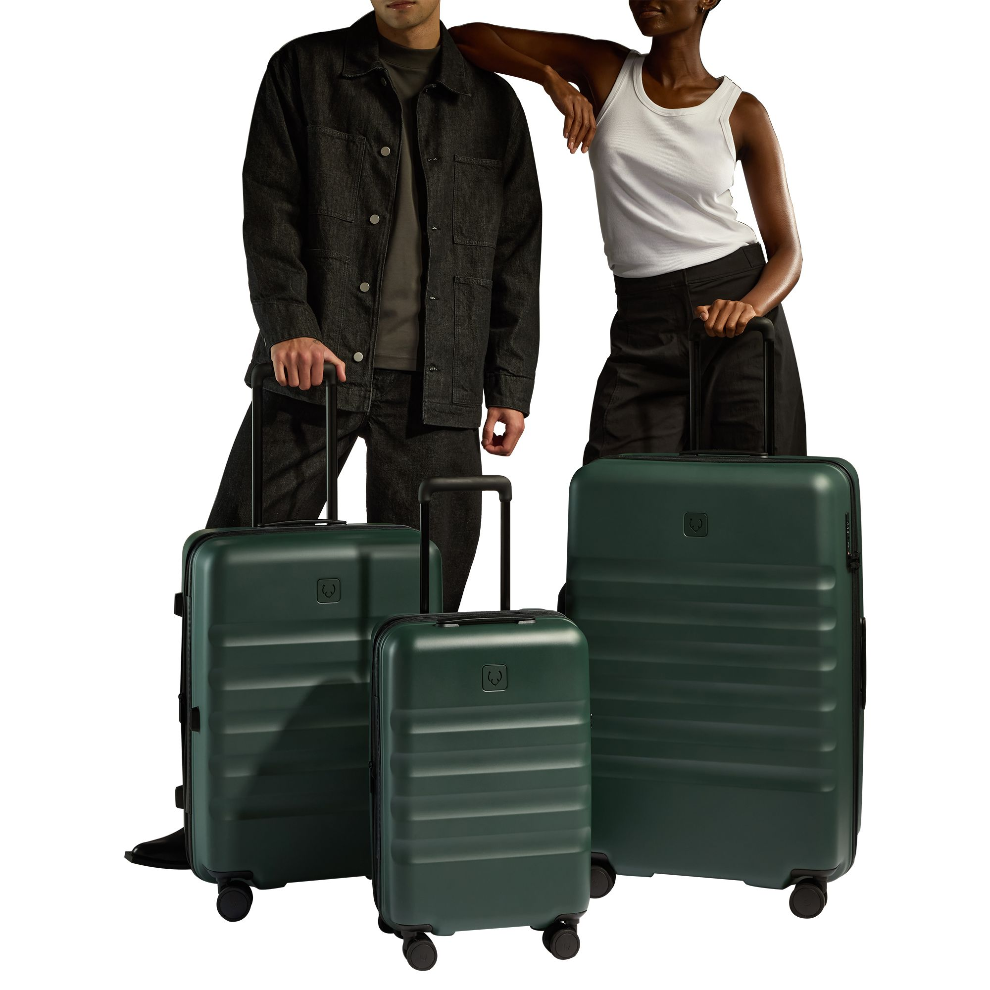 Icon Stripe Medium Suitcase — Image 3