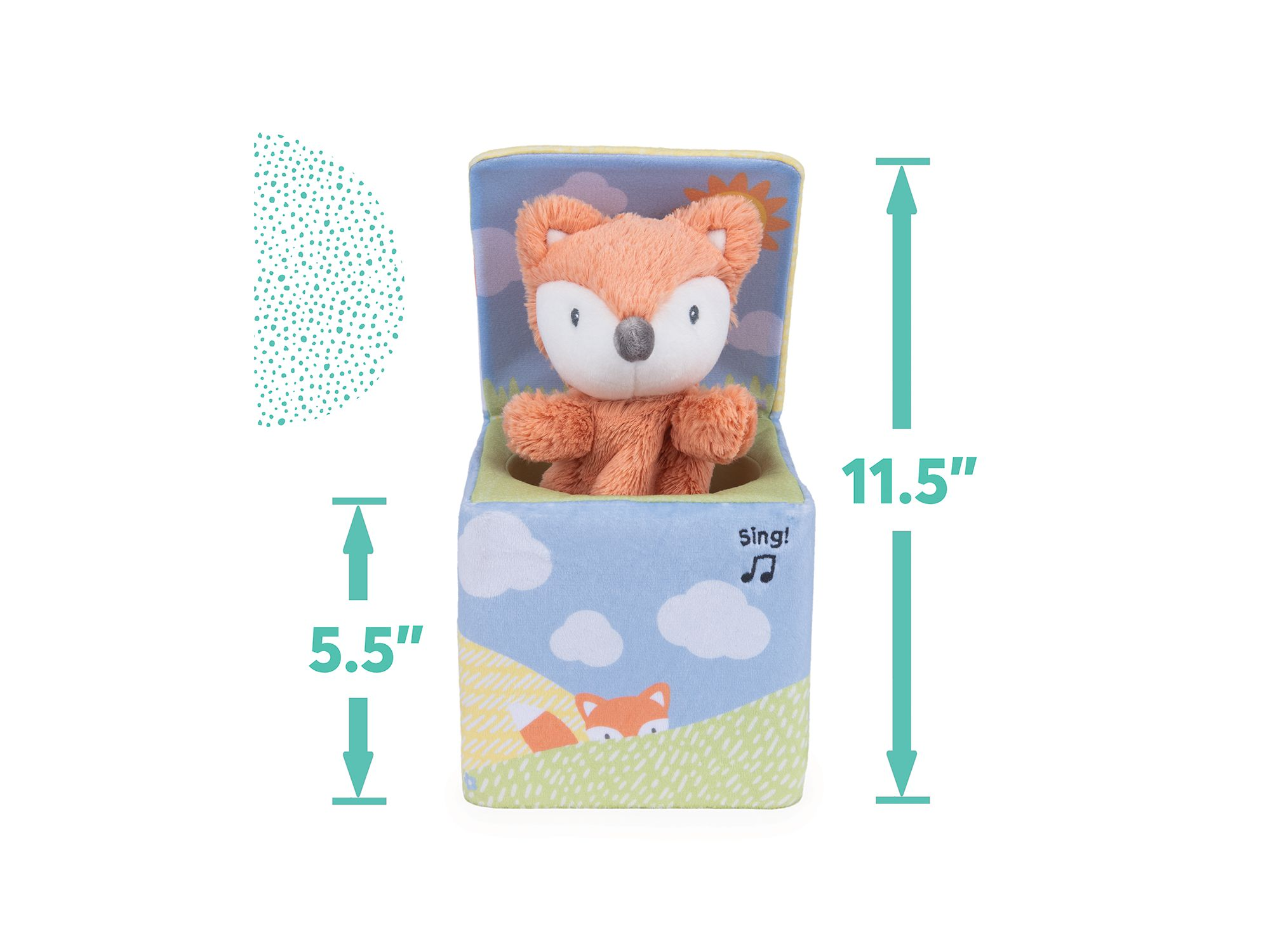 Baby GUND Fox in a Box Animated Plush Activity Toy - Ages 0+ — Image 10