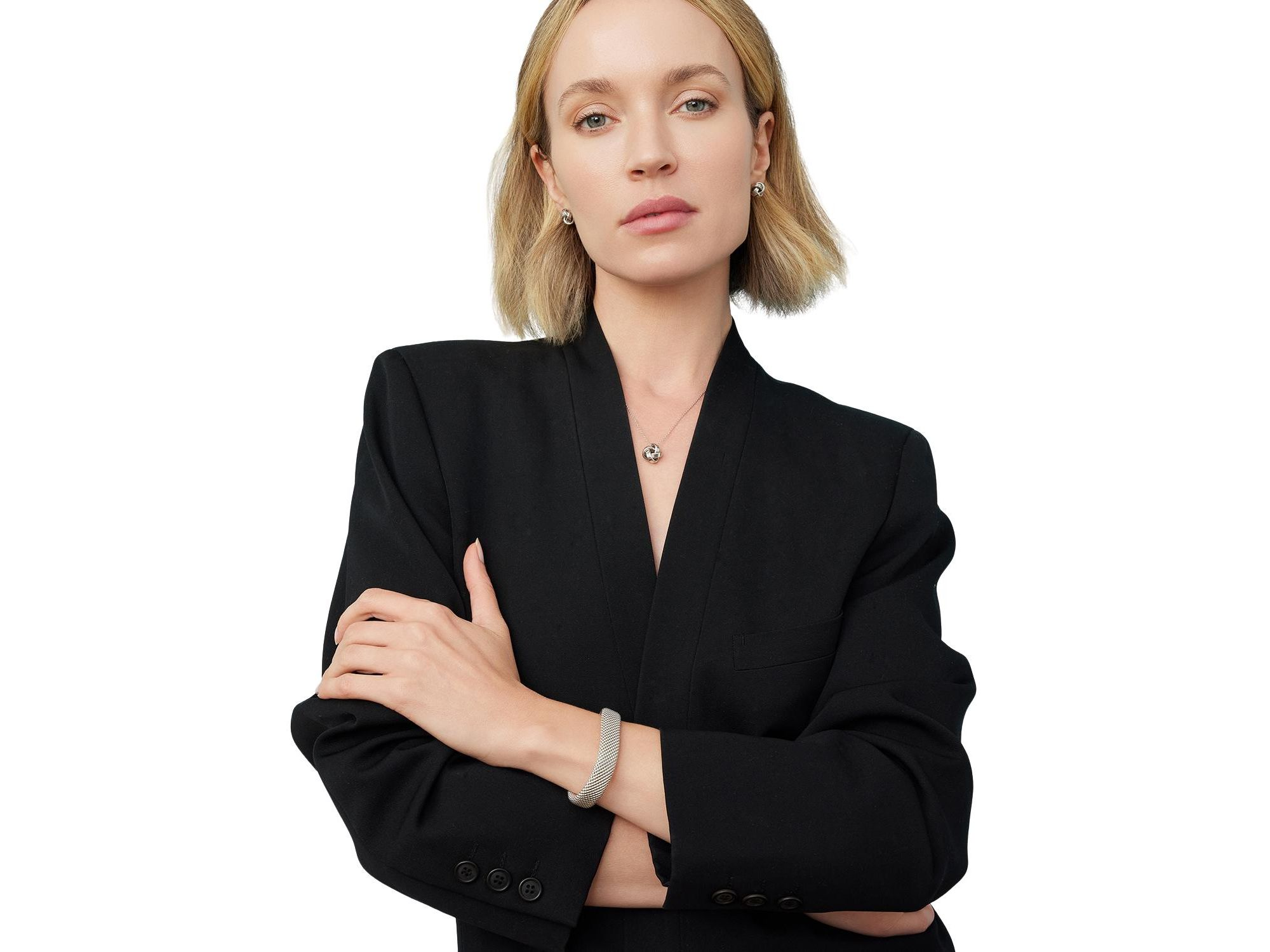 Sterling Eternal Knot Studs — Image 4