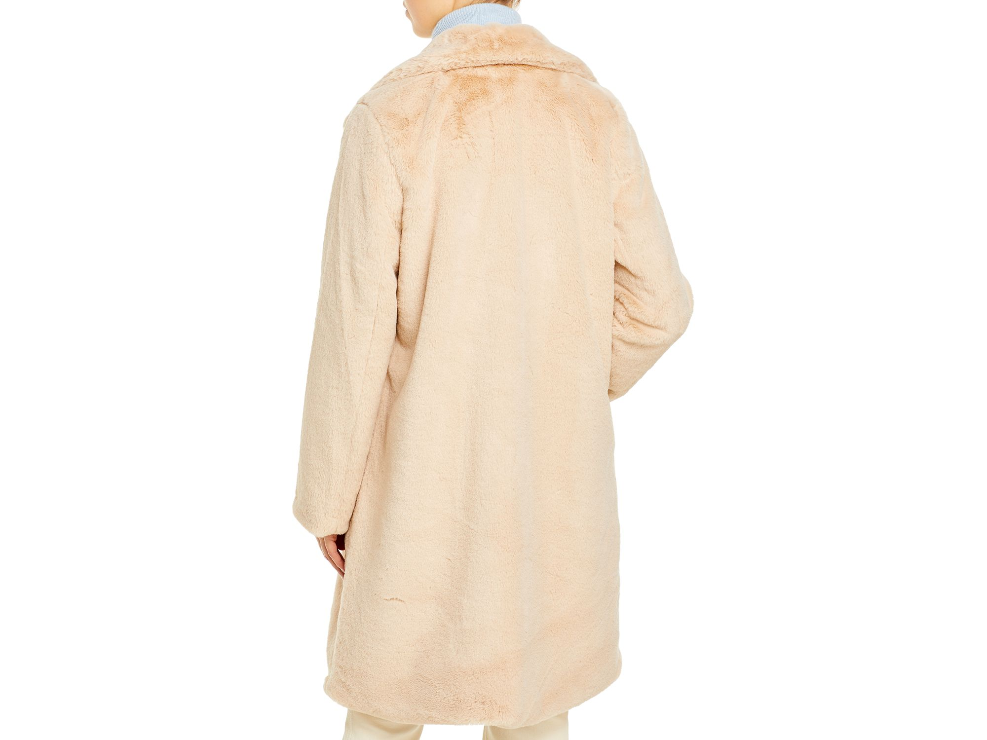 Faux-Fur Coat with Wide Lapels - Exclusive — Image 7