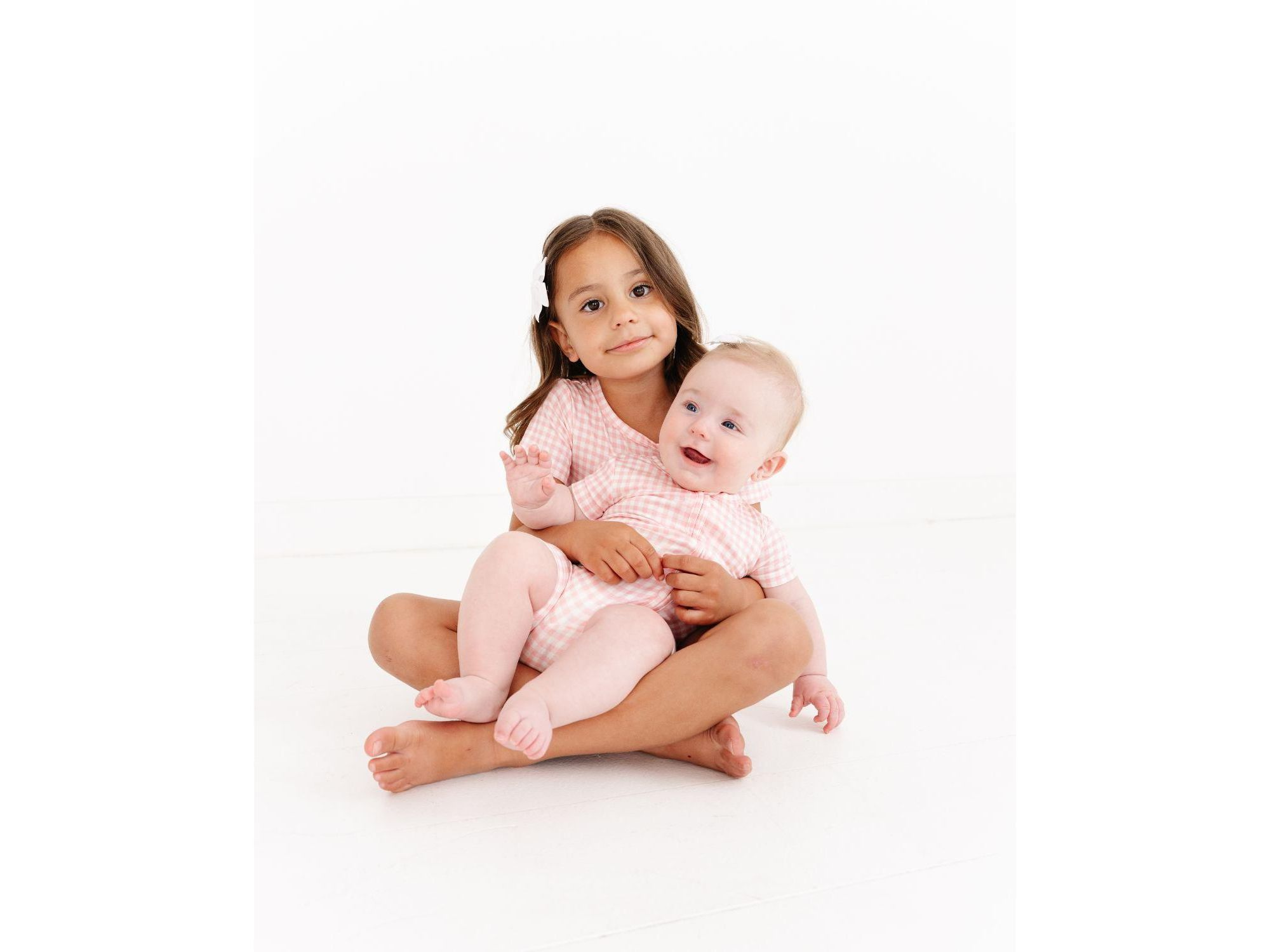 Girls' Sugar Gingham Pajama Set - Baby, Little Kid — Image 8