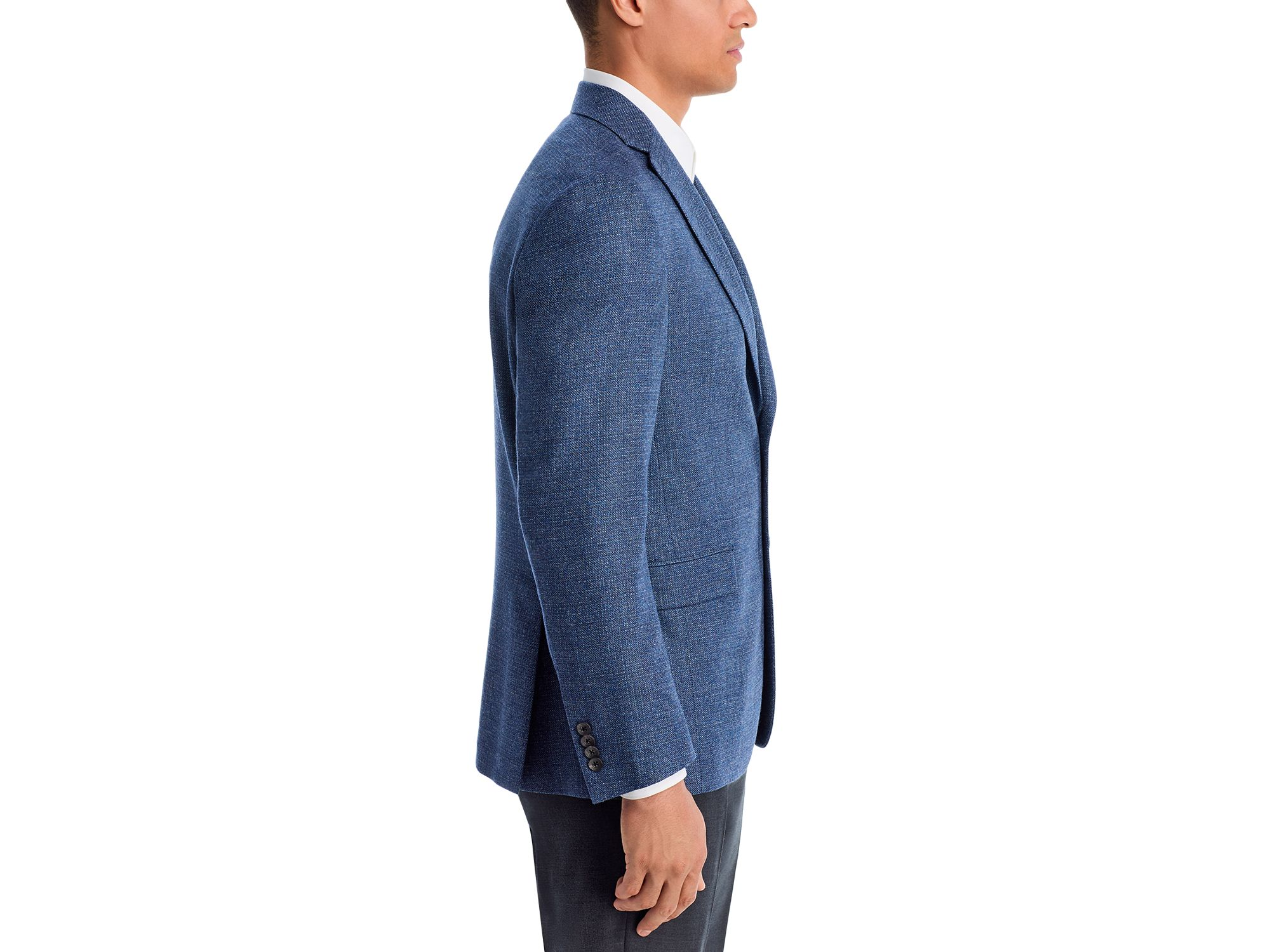 Midland Textured Solid Regular Fit Sport Coat — Image 5