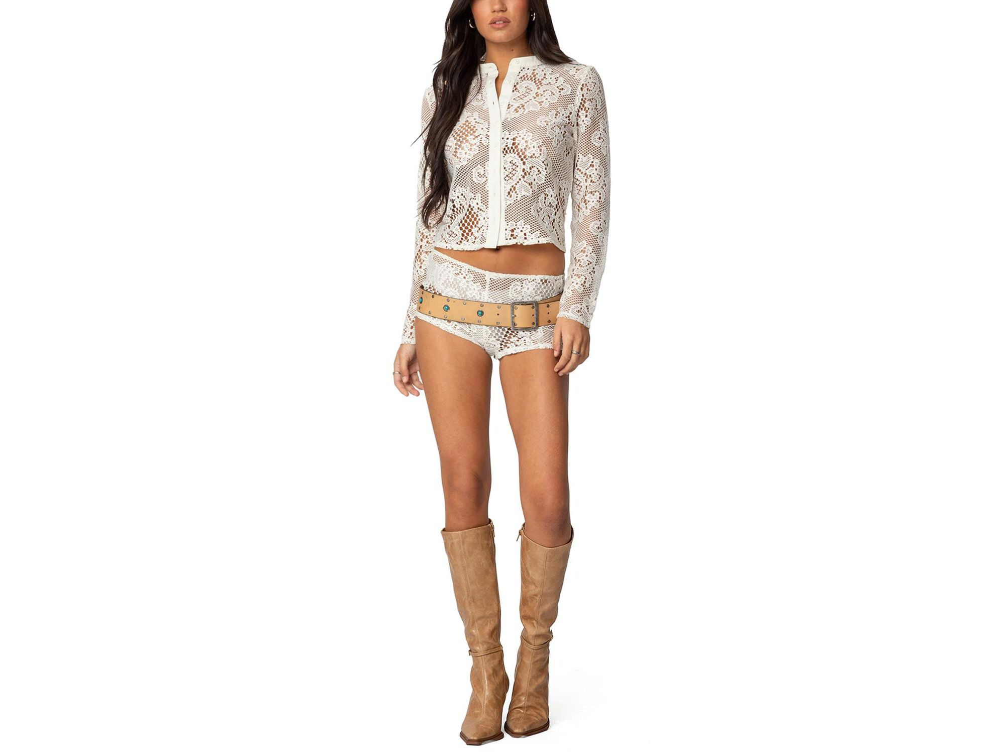 Peyson Sheer Lace Top — Image 3