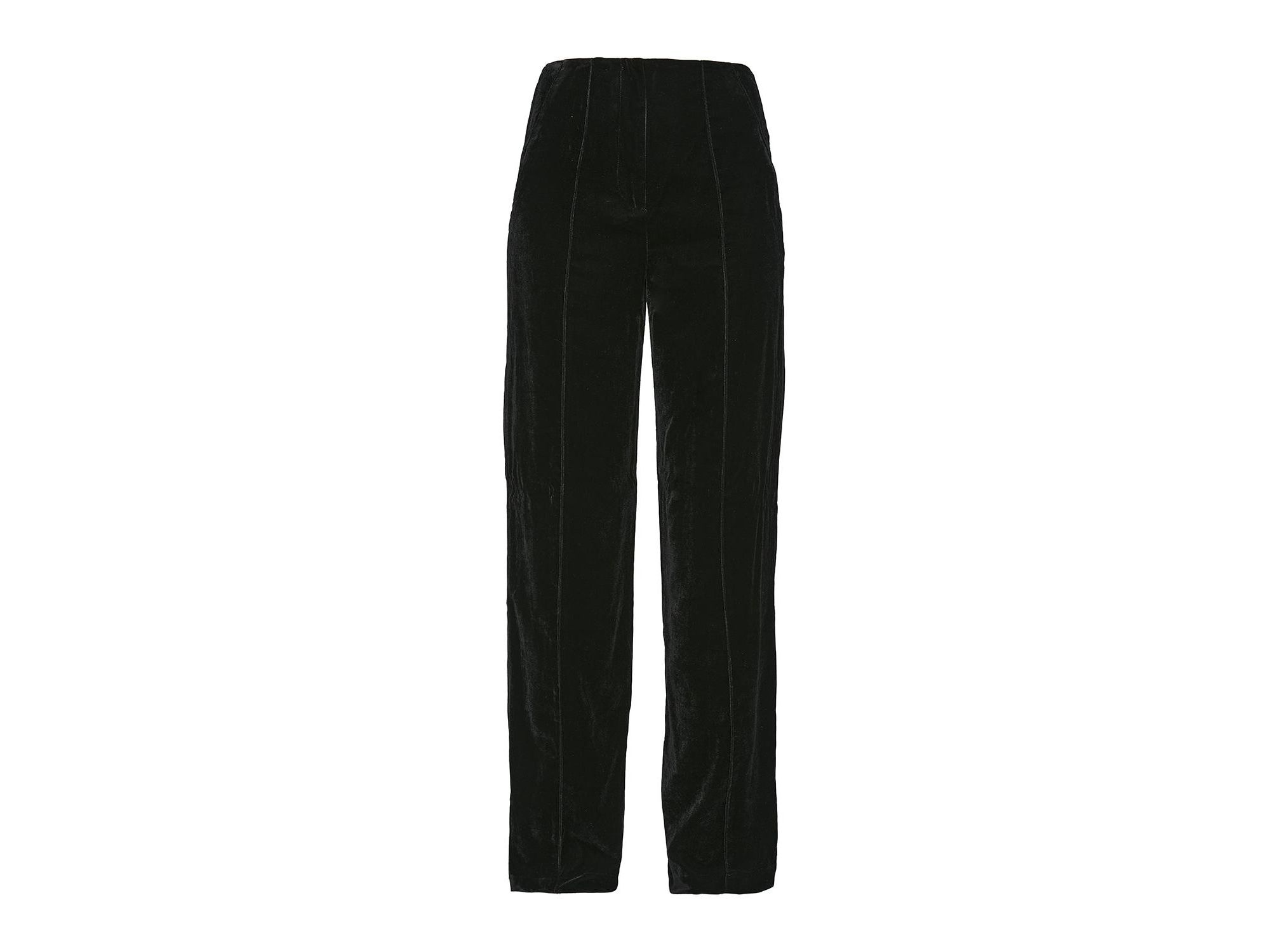 Fiona Velvet Straight Leg Trousers — Image 3