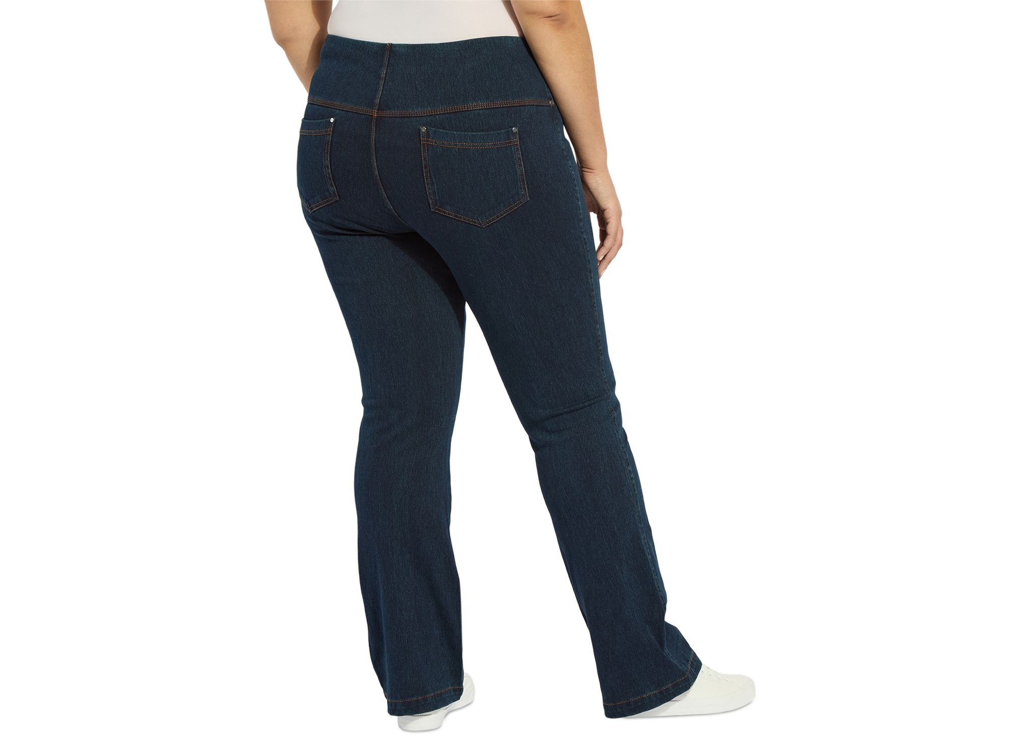 Baby Bootcut Jeans in Black — Image 4