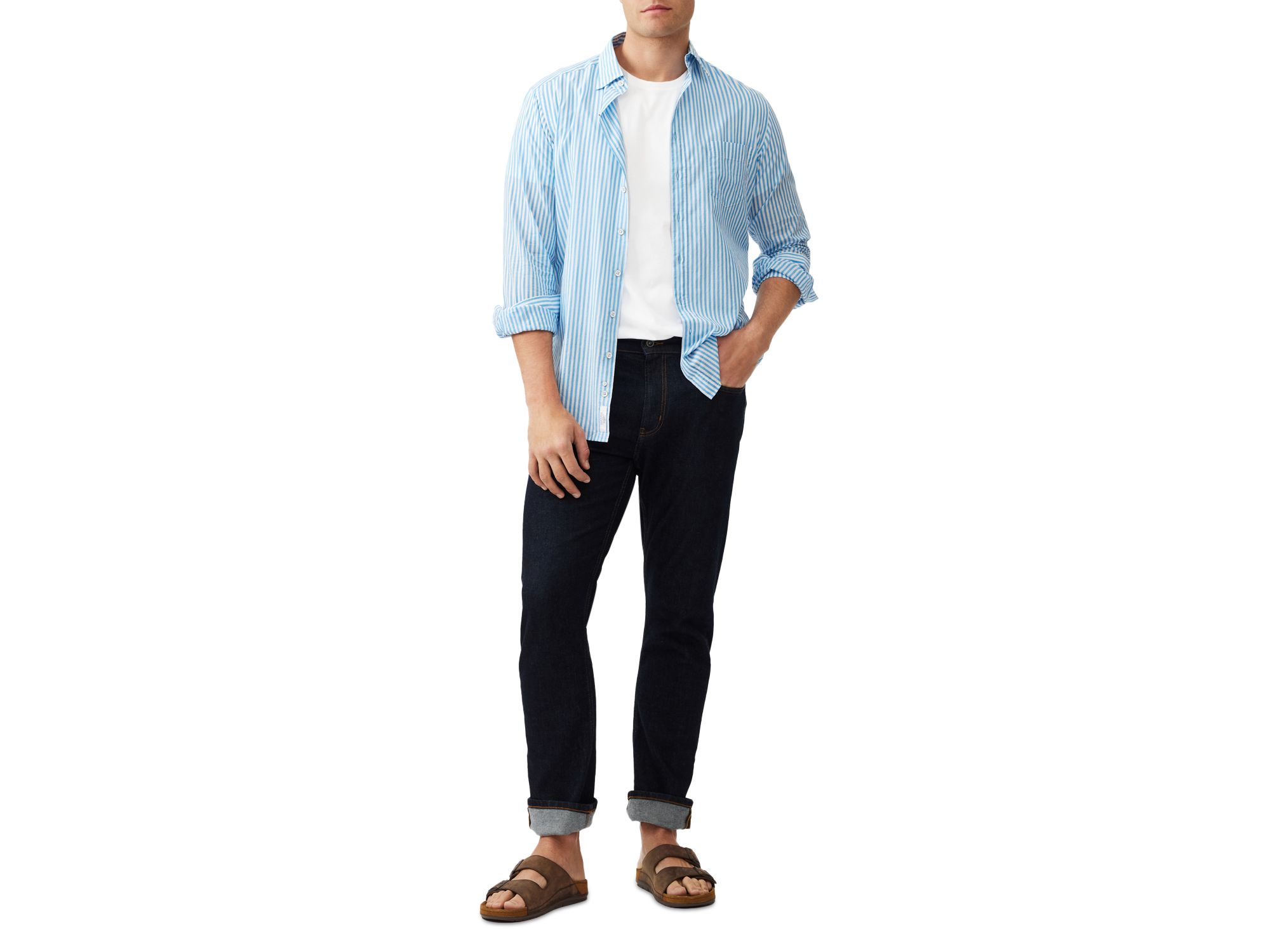 Ferry Land Slim Fit Striped Shirt — Image 5