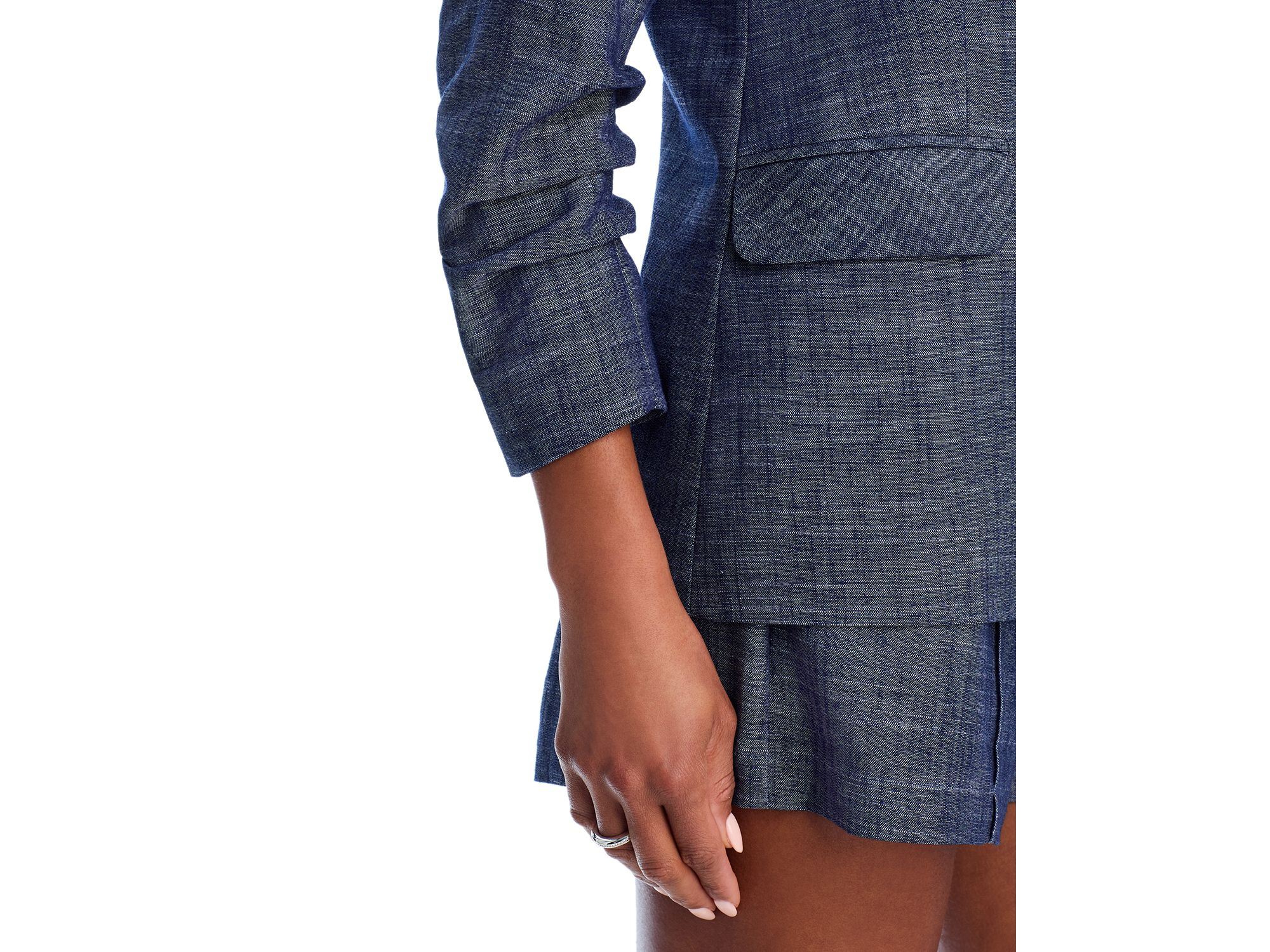 Chambray Blazer & Chambray Shorts — Image 3
