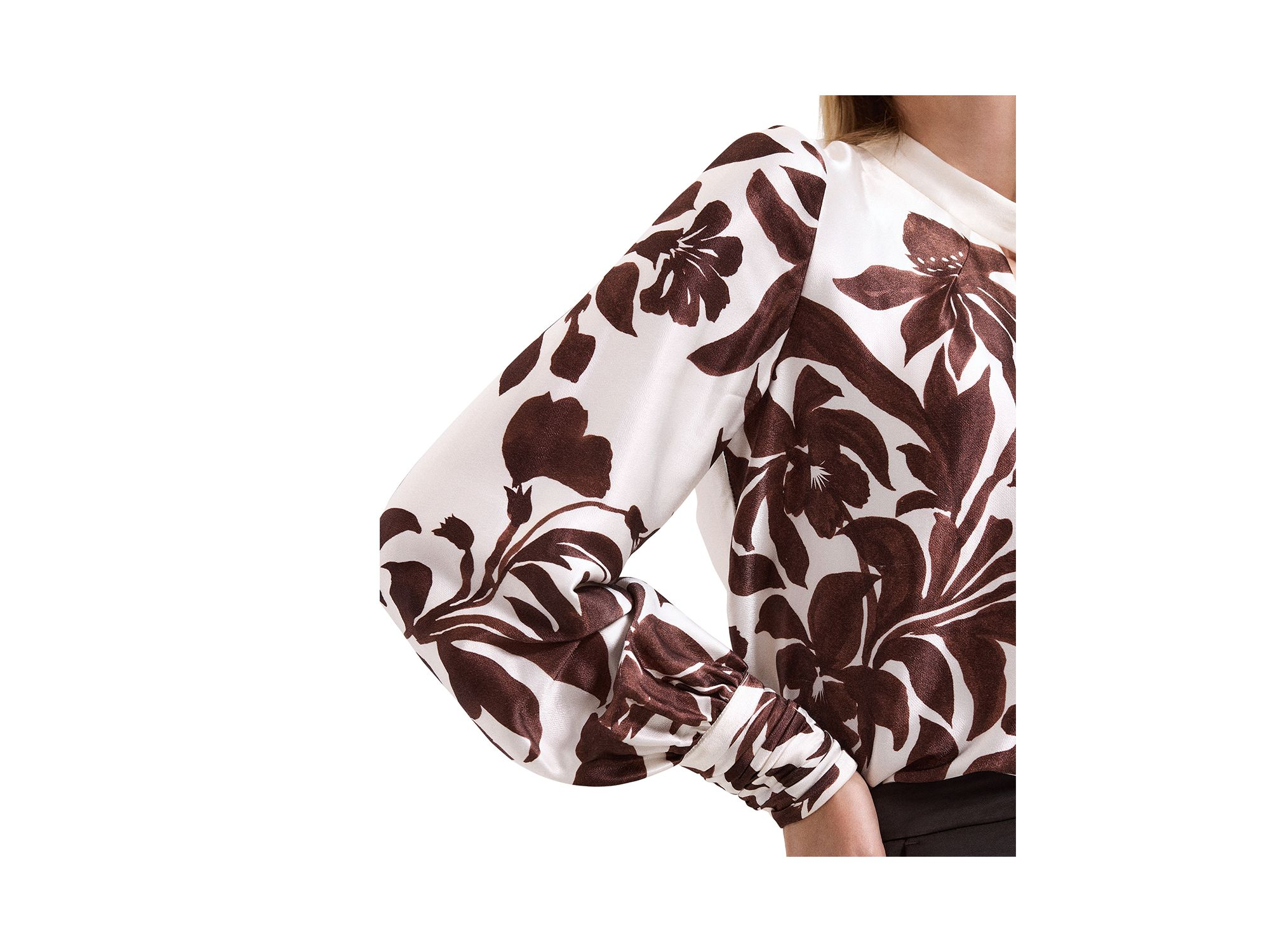 Hattie Satin Blouse — Image 4