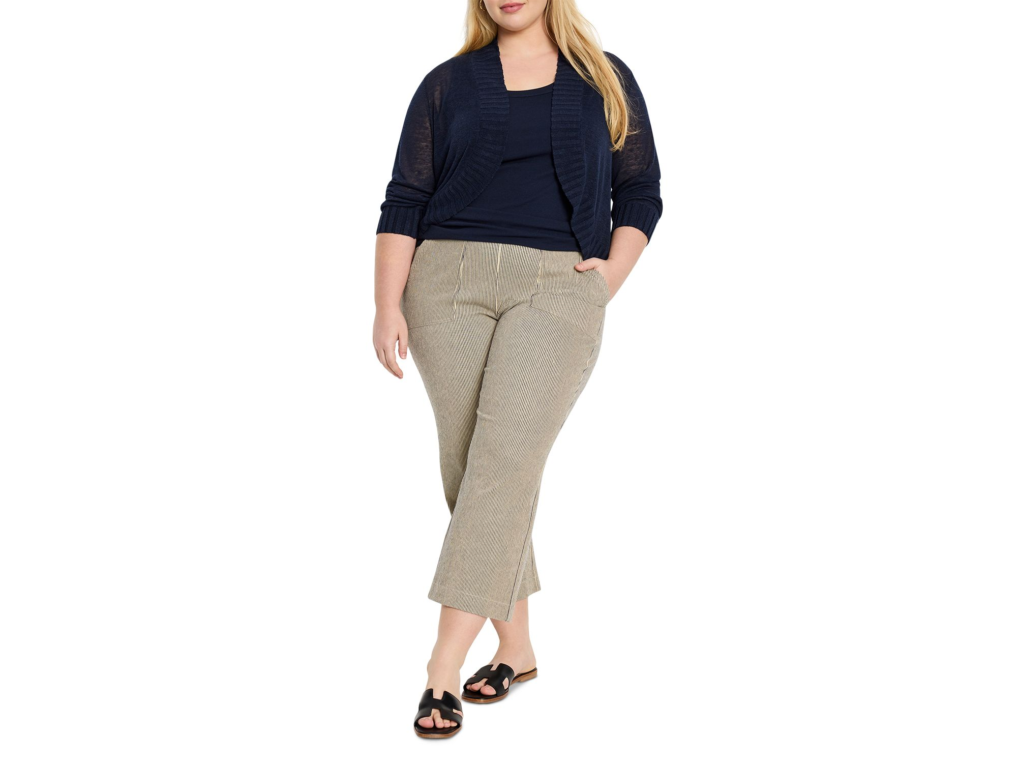 All Day Stripe Wide Leg Pants — Image 4