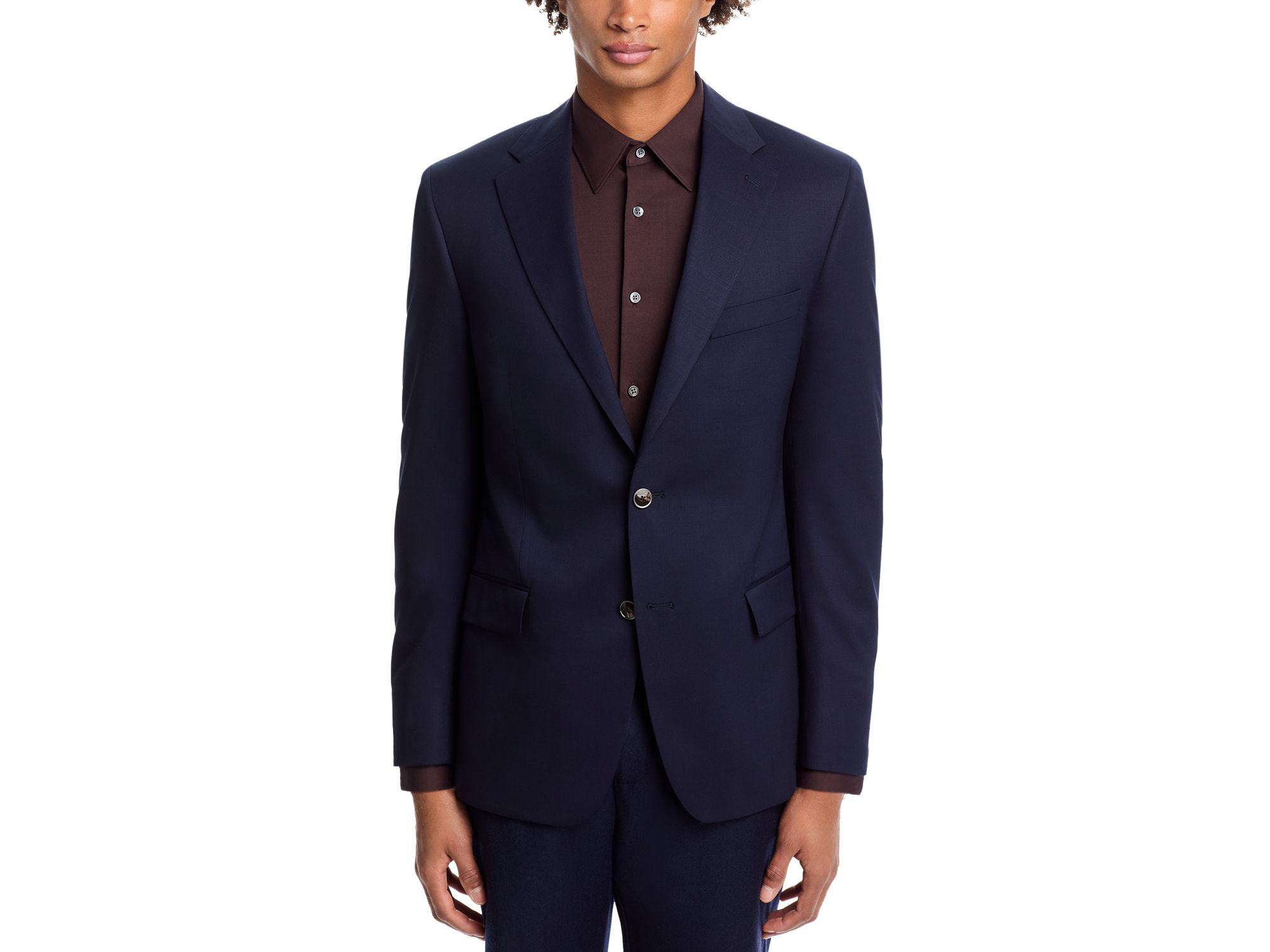 New York Solid Regular Fit Sport Coat — Image 5