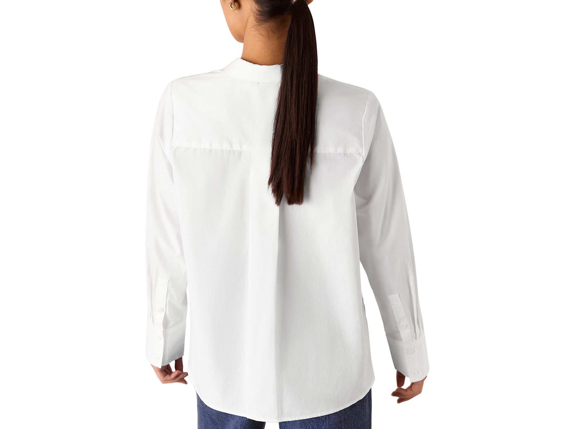 Petite Boxy Long Sleeve Shirt — Image 3