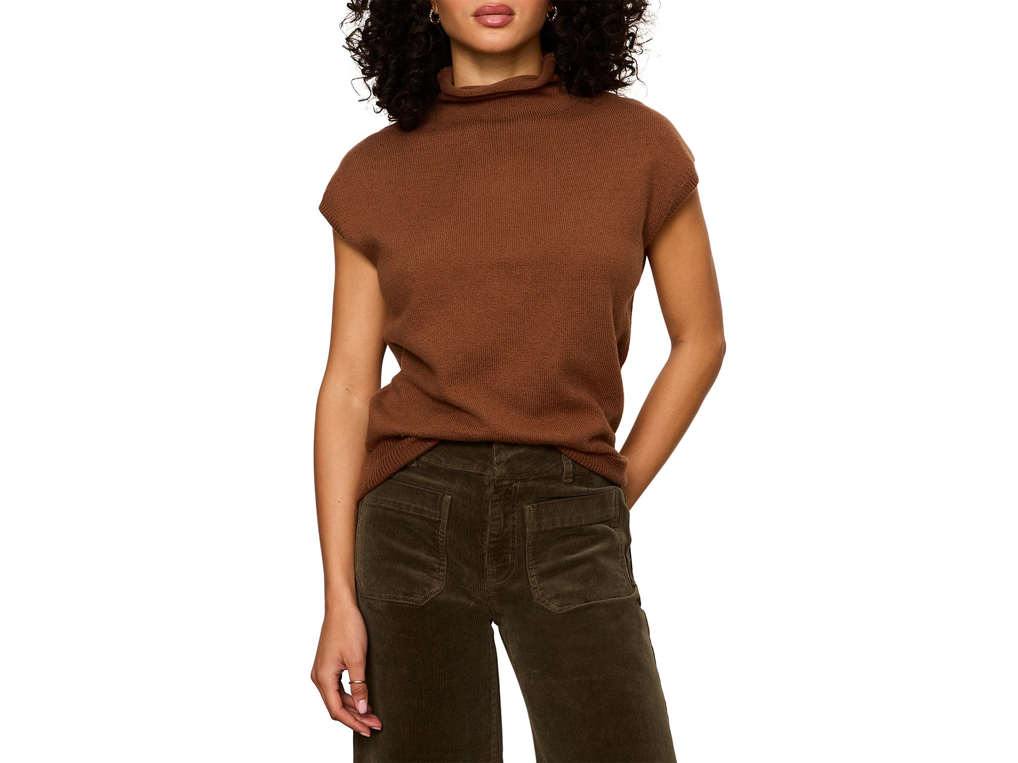 Mock Neck Sweater Shell
