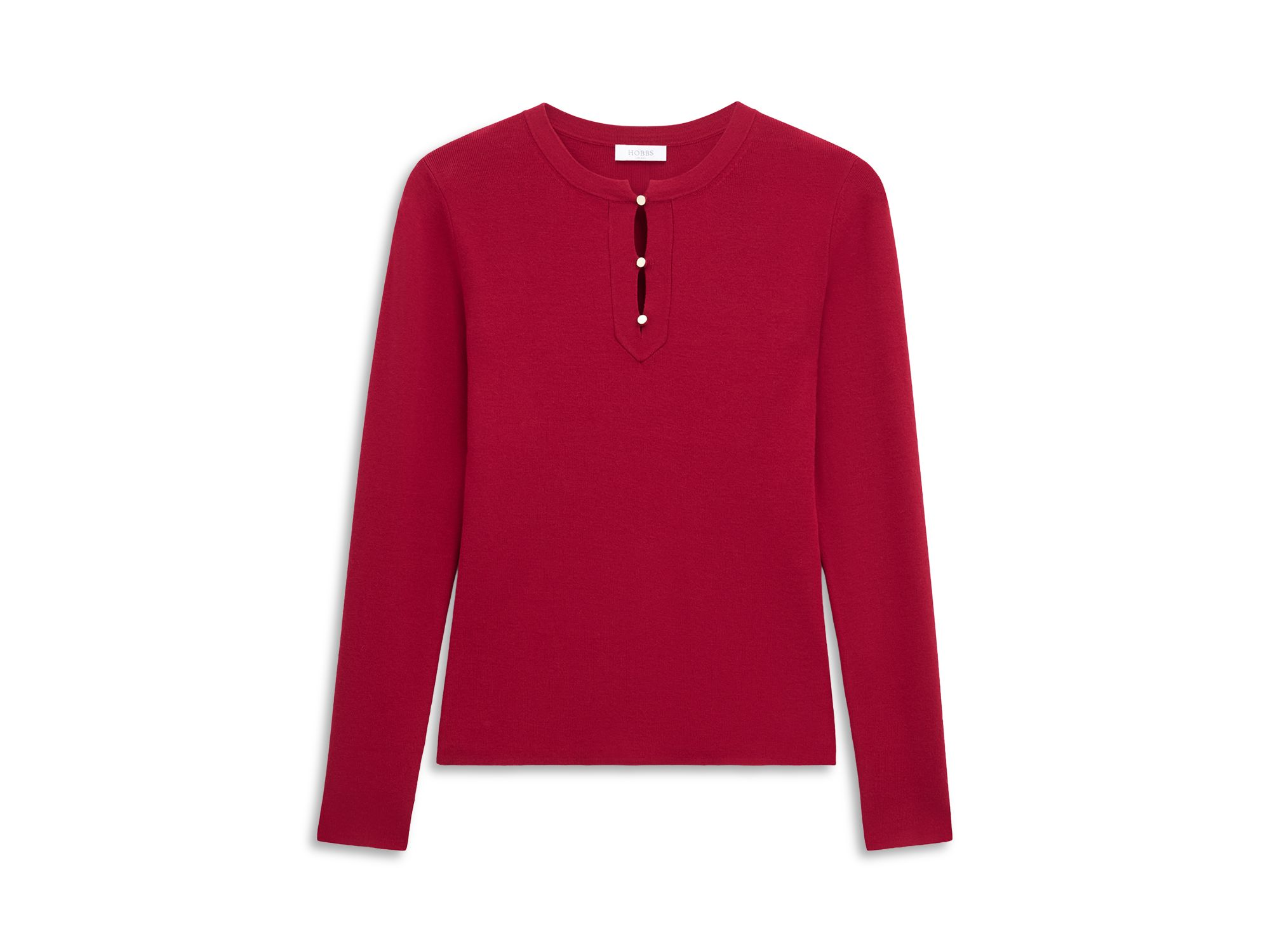 Hayden Fitted Crewneck Sweater — Image 3