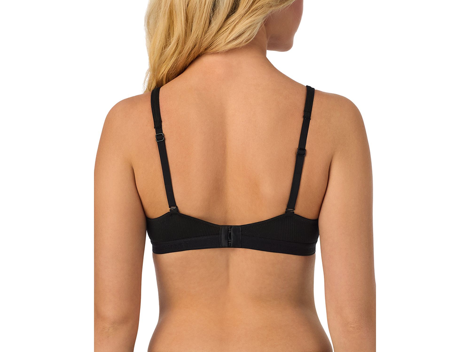 Cabana Cotton Rib Plunge Bralette — Image 4