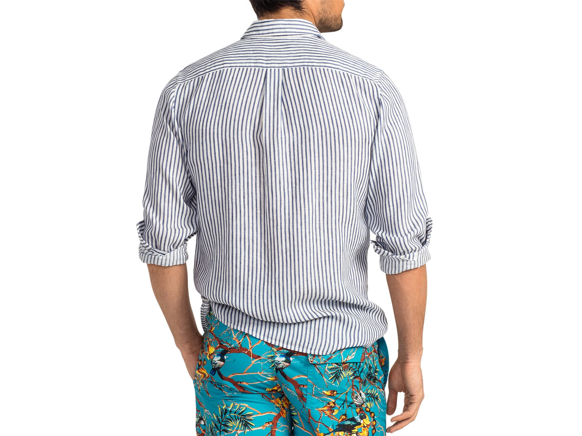 Charles Striped Long Sleeve Shirt — Image 3