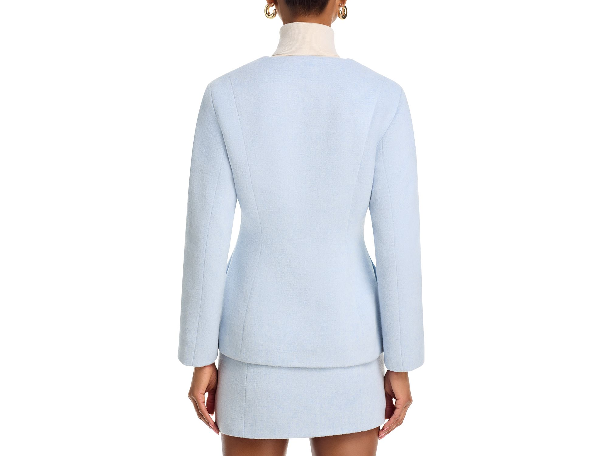 Textured Boiled Wool Jacket — Image 4