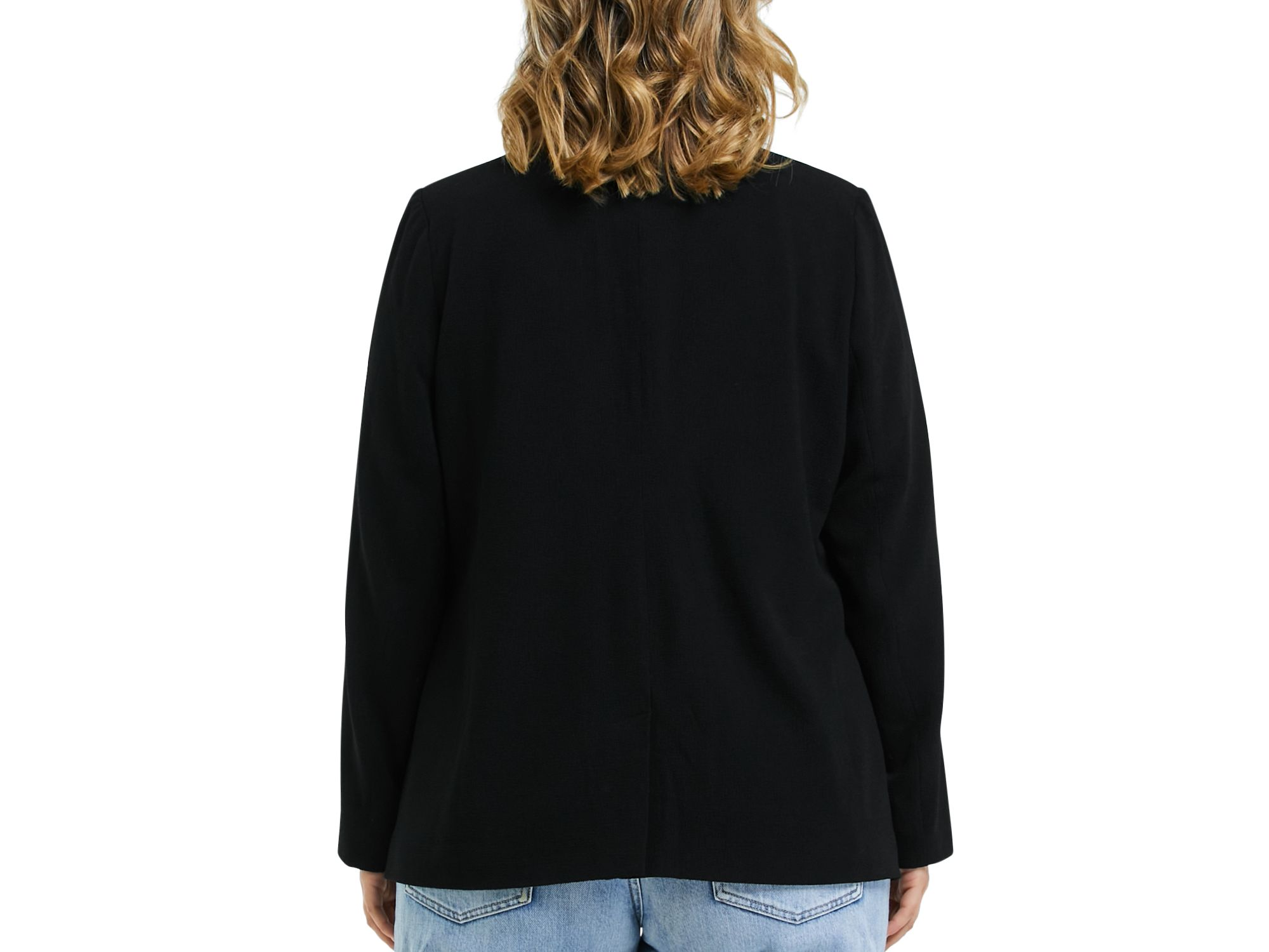 Megan Notched Lapel Single Button Blazer — Image 4