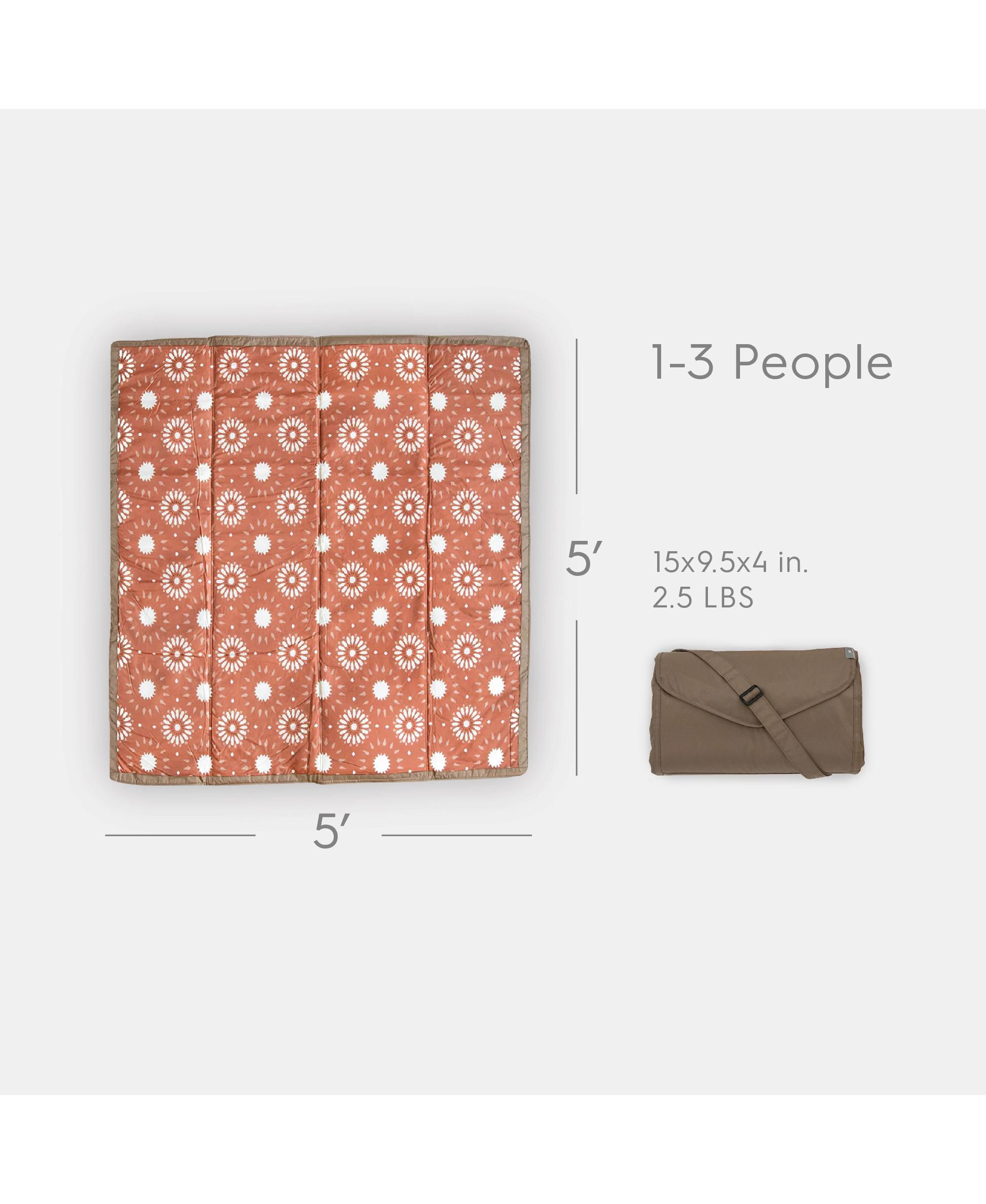 Unisex Outdoor Blanket 5 x 5 - Baby — Image 5