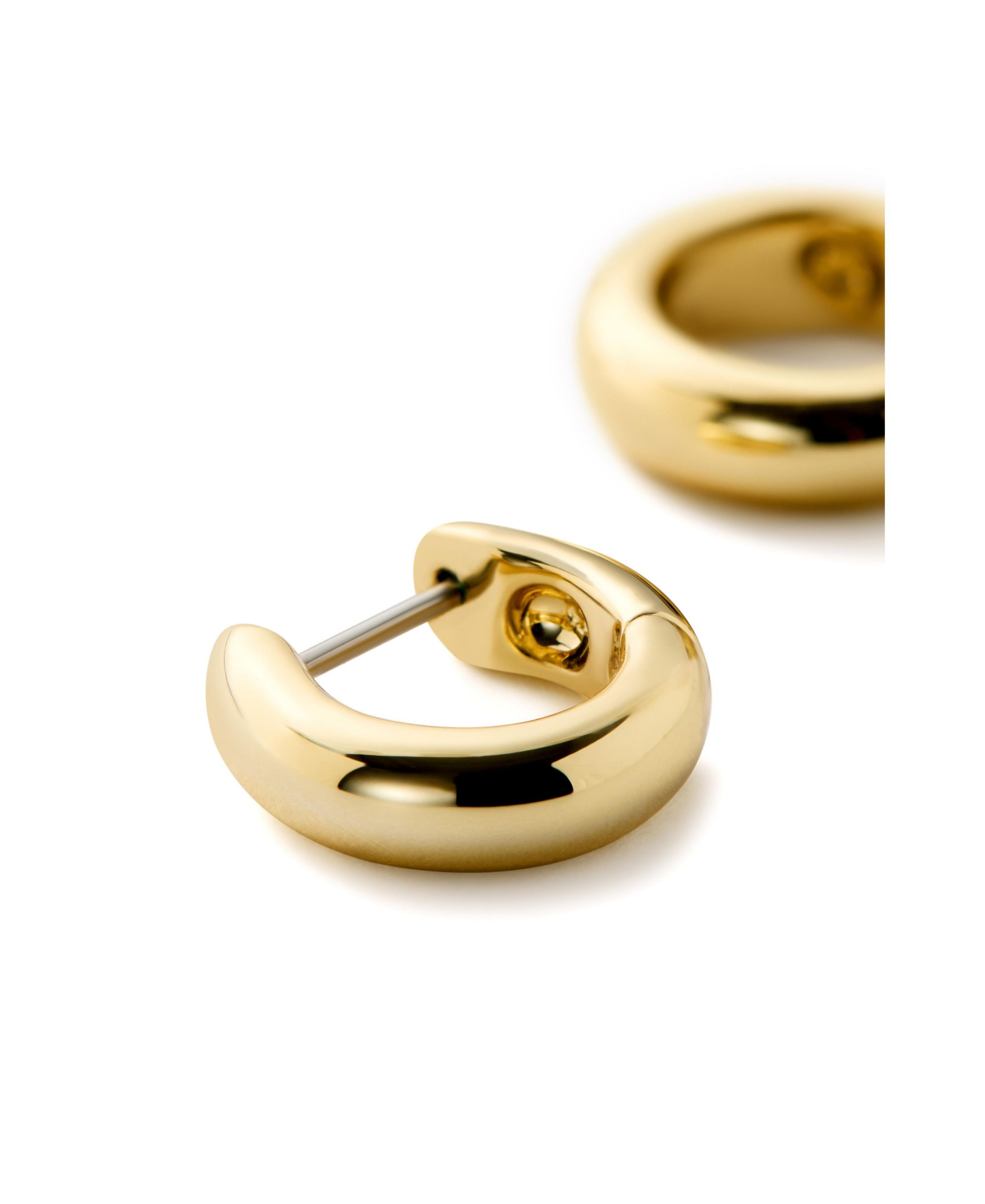 Giulia Bold Huggie Hoops — Image 5