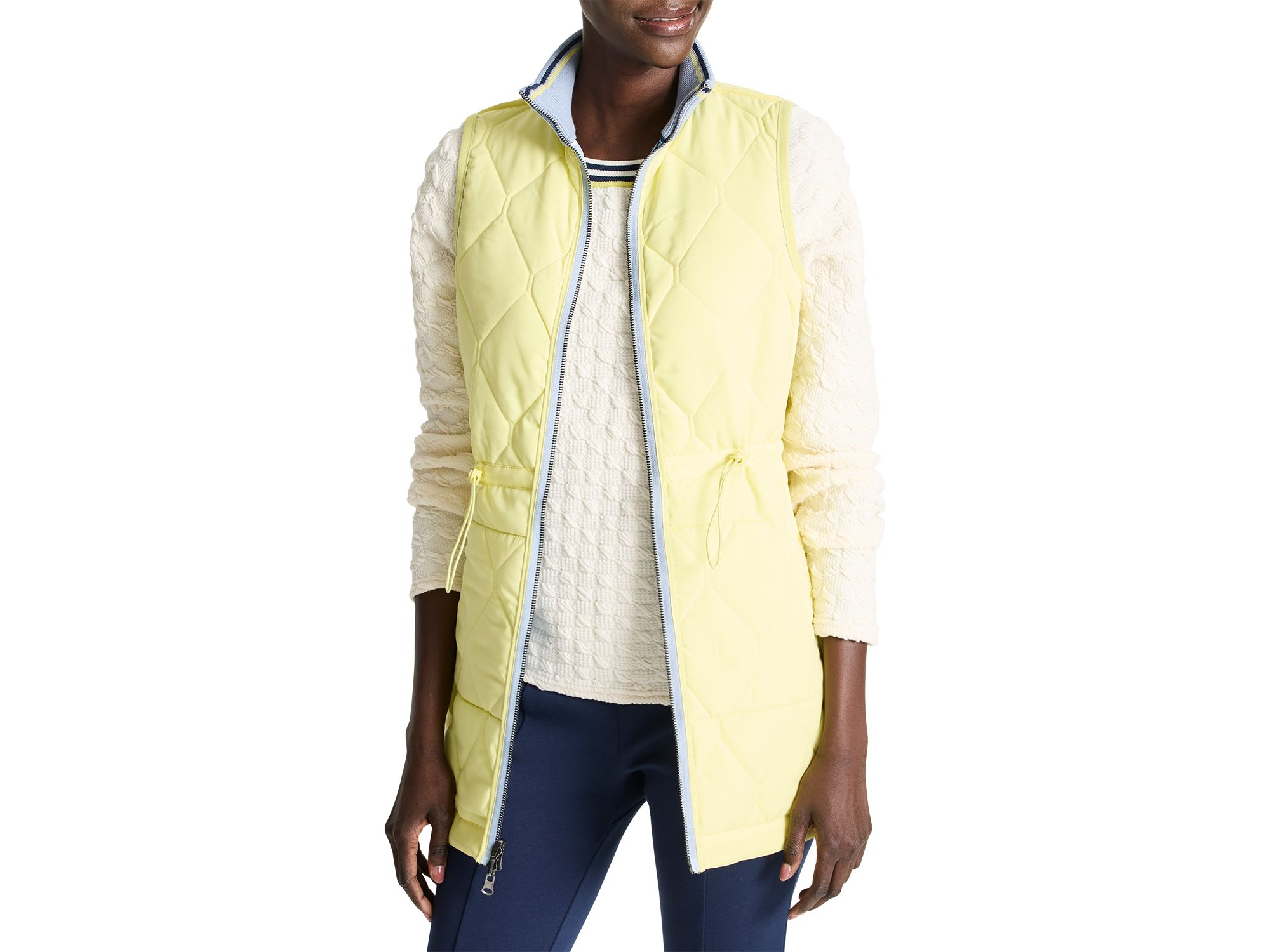 Winter Floral Reversible Quilted Vest — Image 3
