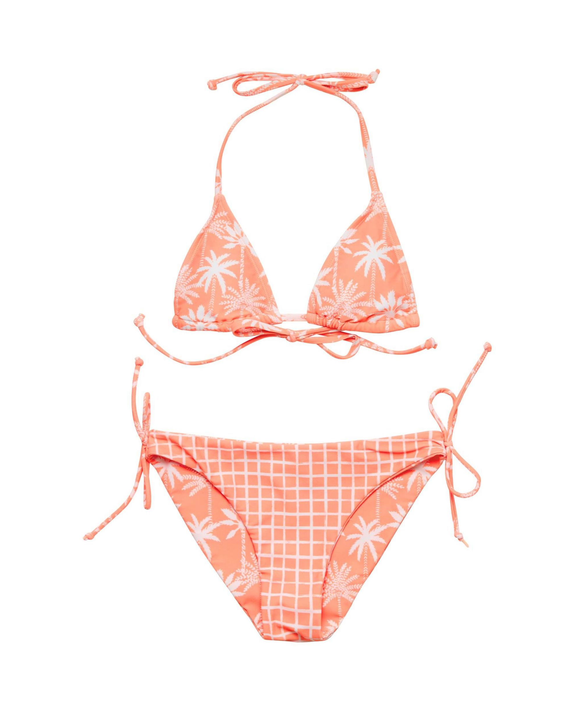 Girls' Cali Palms Recycled Triangle Bikini - Big Kid — Image 4