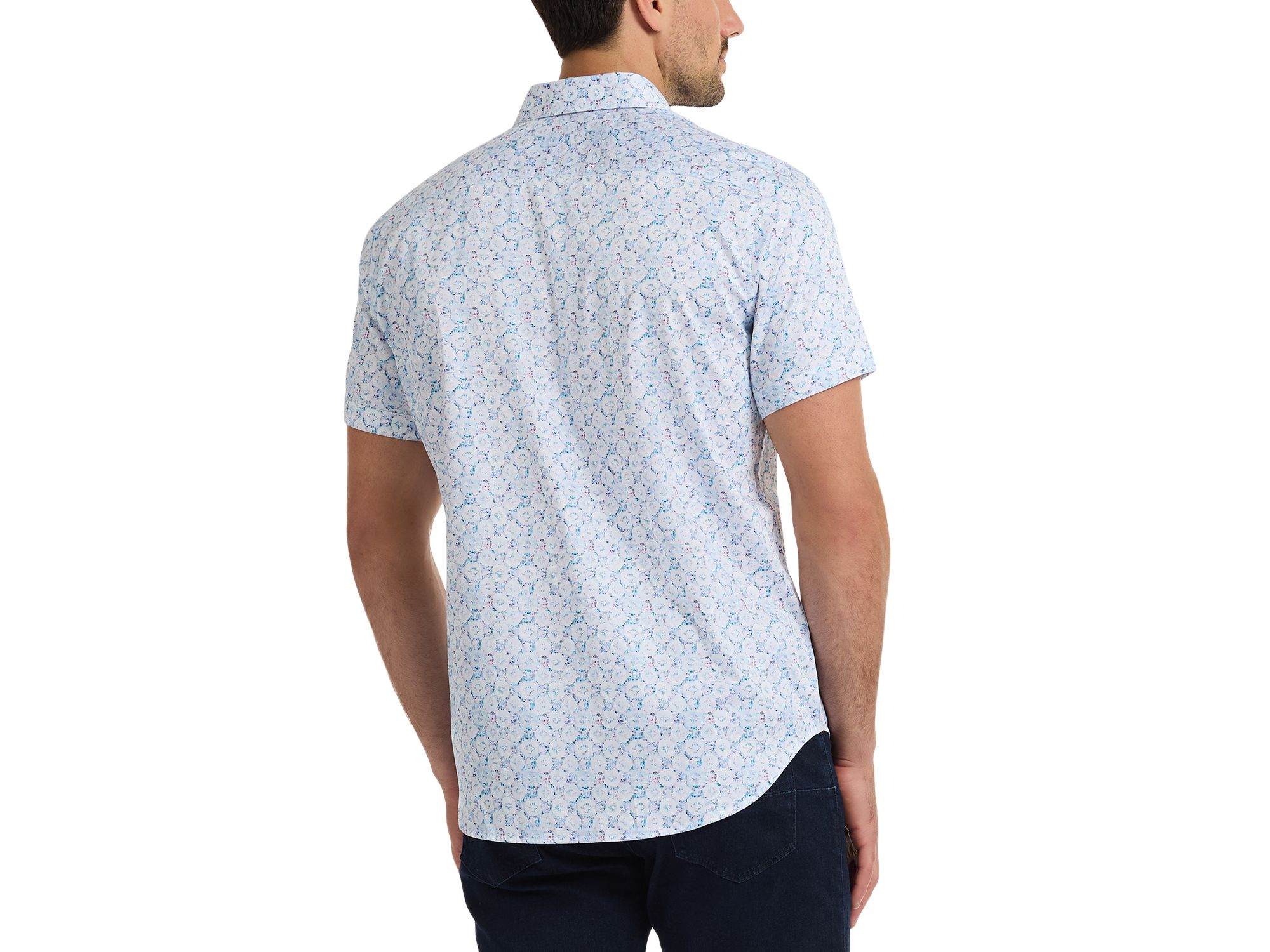 Bramston Cotton Blend Button Down Shirt — Image 4