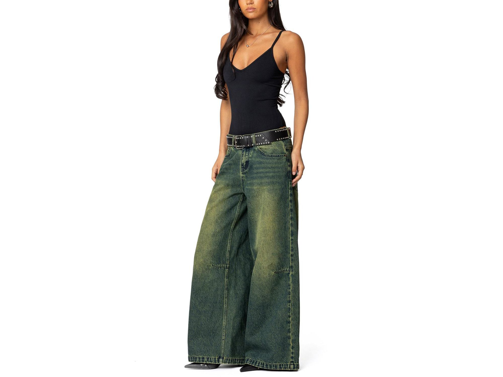 Teaghan Triangle Fitted Bodysuit — Image 3