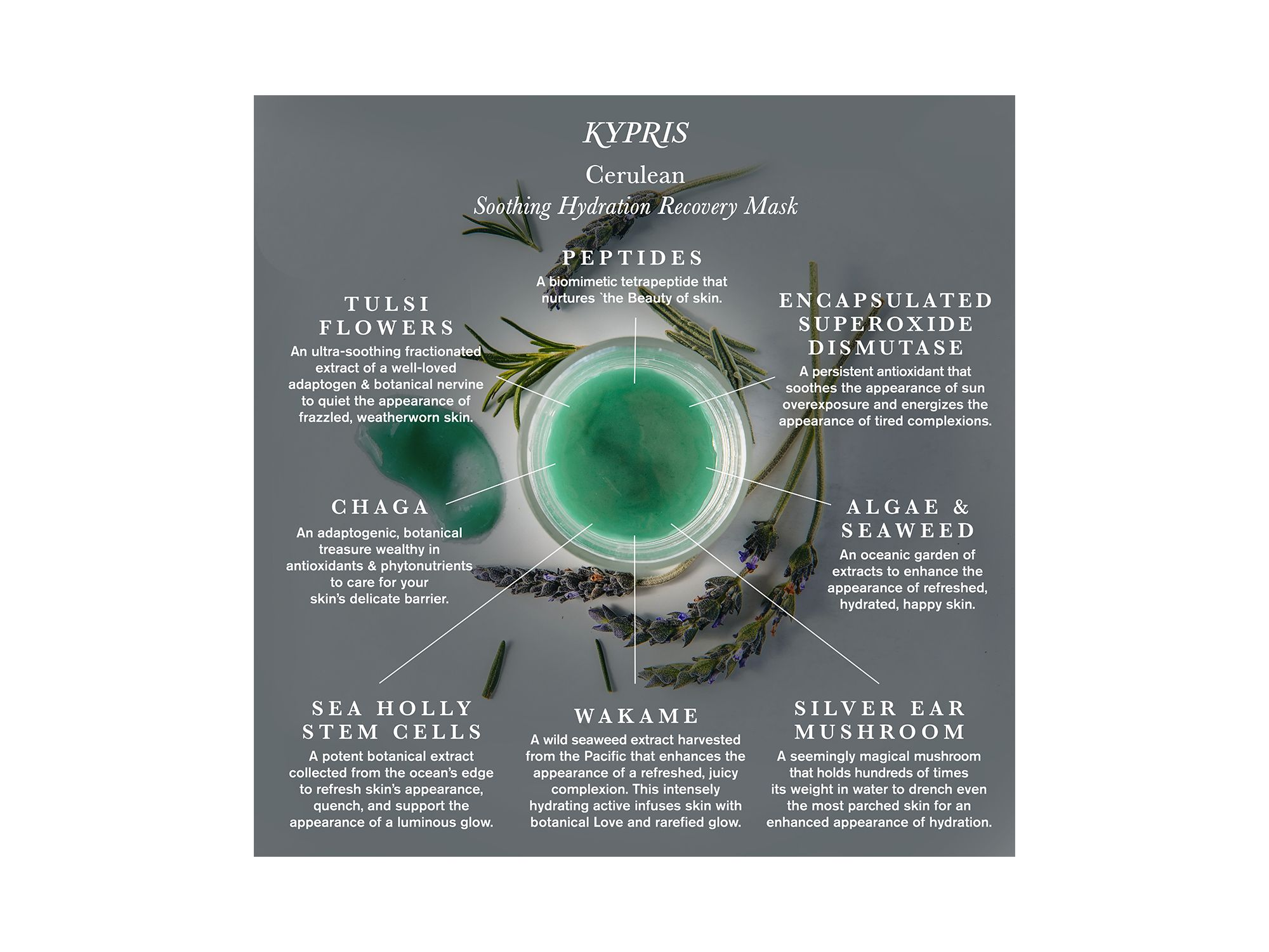 Cerulean Soothing Hydration Recovery Mask 1.5 oz. — Image 3