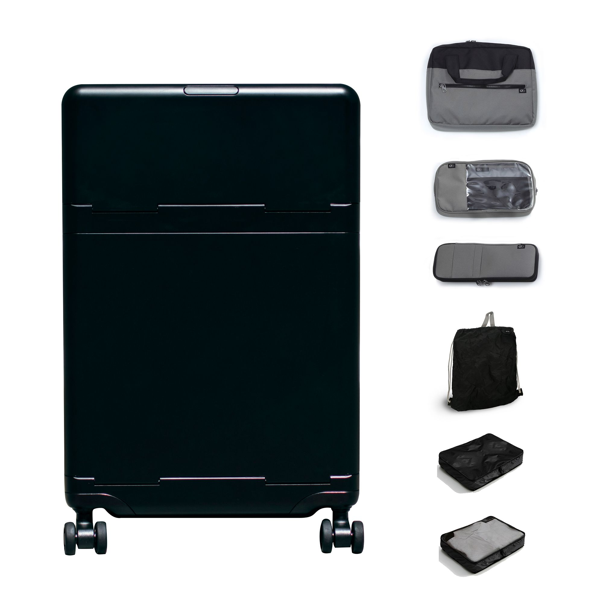 Wheeled Carry On Suitcase, Gym Bag and Packing Cubes — Image 5