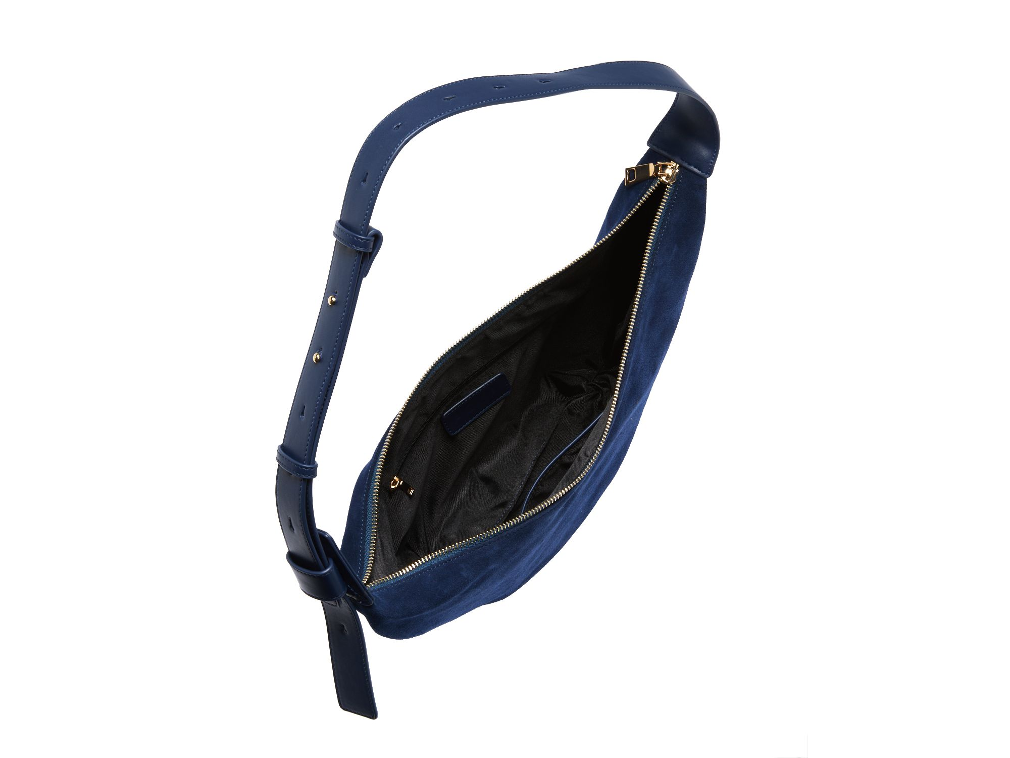 Suede Hobo Shoulder Bag - Exclusive — Image 3