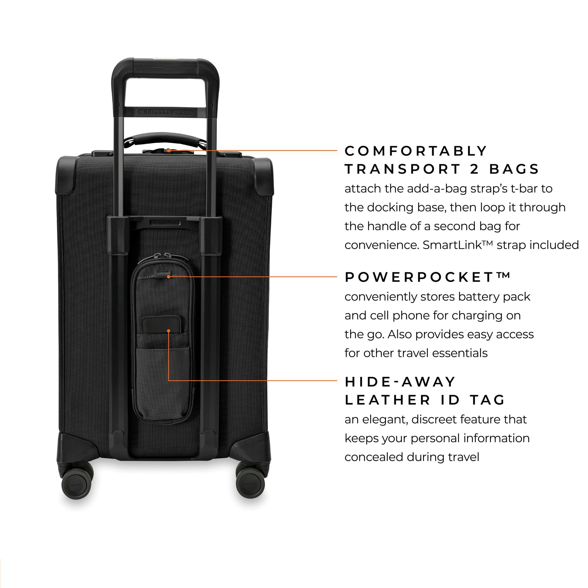 Baseline Essential Carry On Spinner Suitcase — Image 16