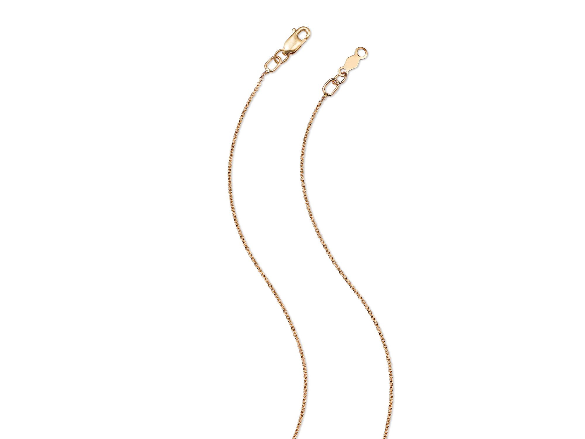 Diamond Flower Cluster Pendant Necklace in 14K Yellow Gold, 0.50 tcw — Image 4