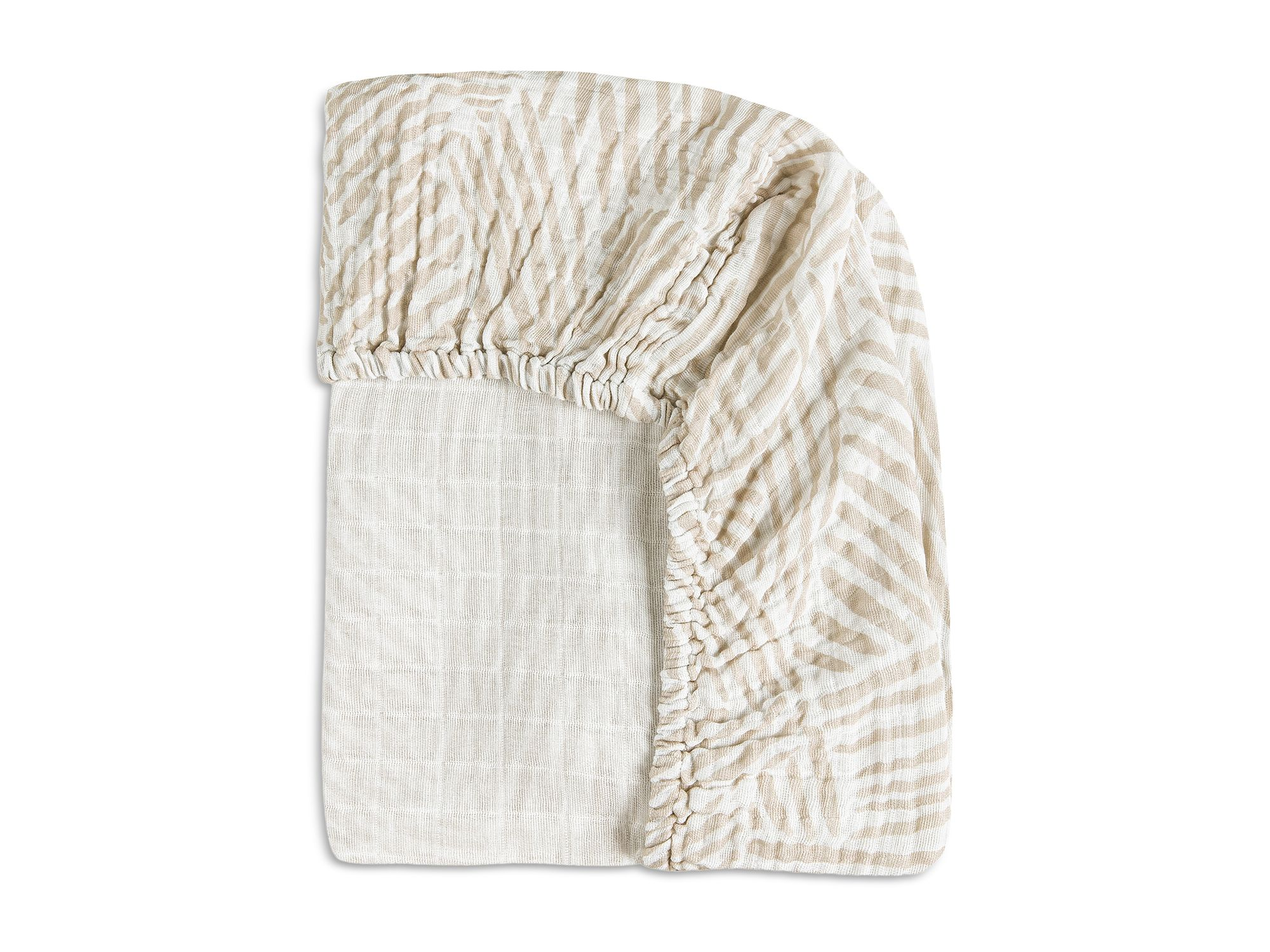 All Stages Midi Crib Sheet in GOTS Certified Organic Muslin Cotton — Image 4