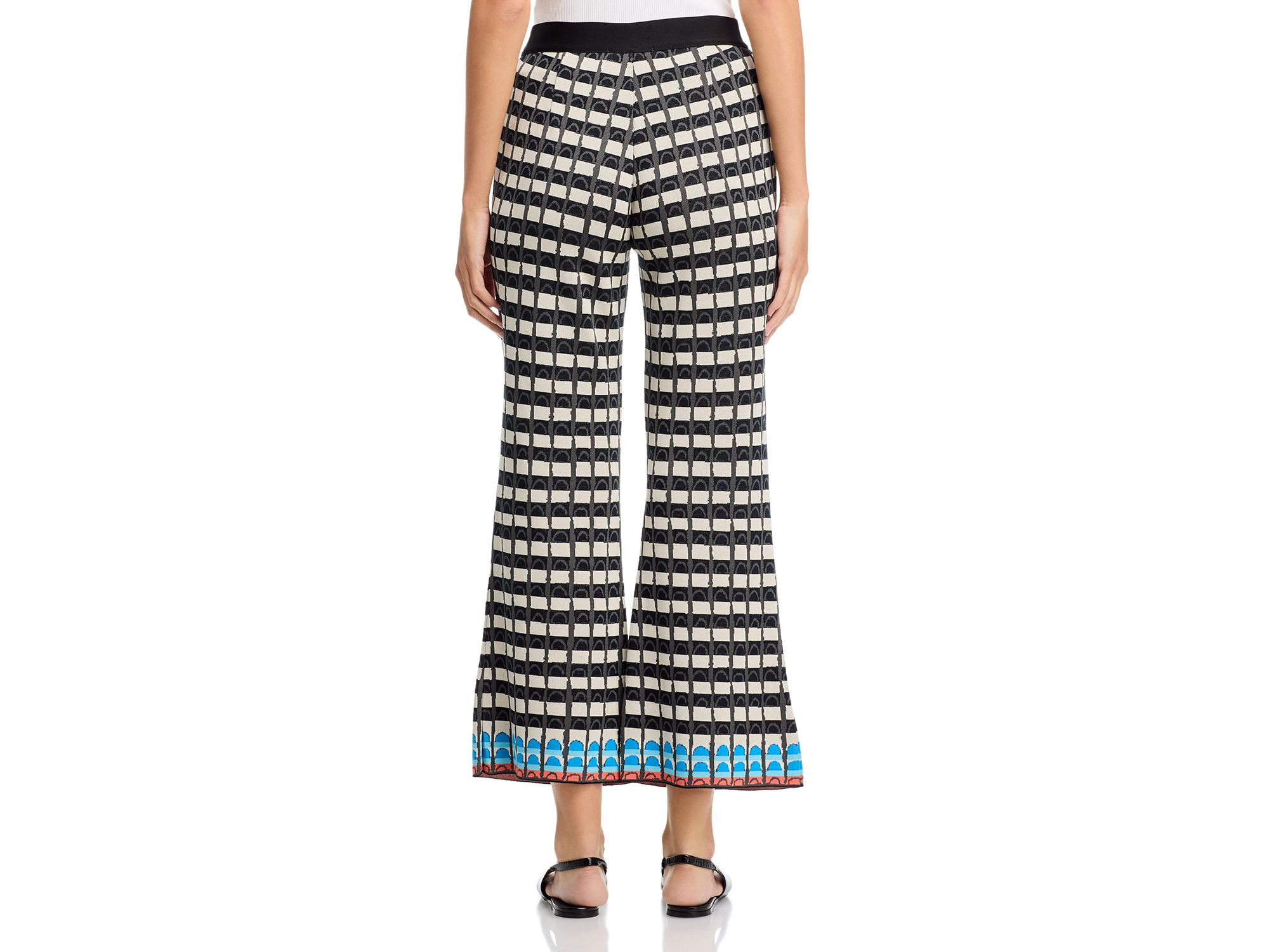 Plaid Knit Pants — Image 4