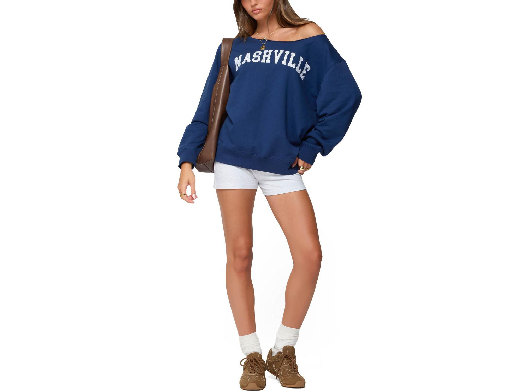 Nashville Oversized Wide Neck Sweatshirt — Image 5