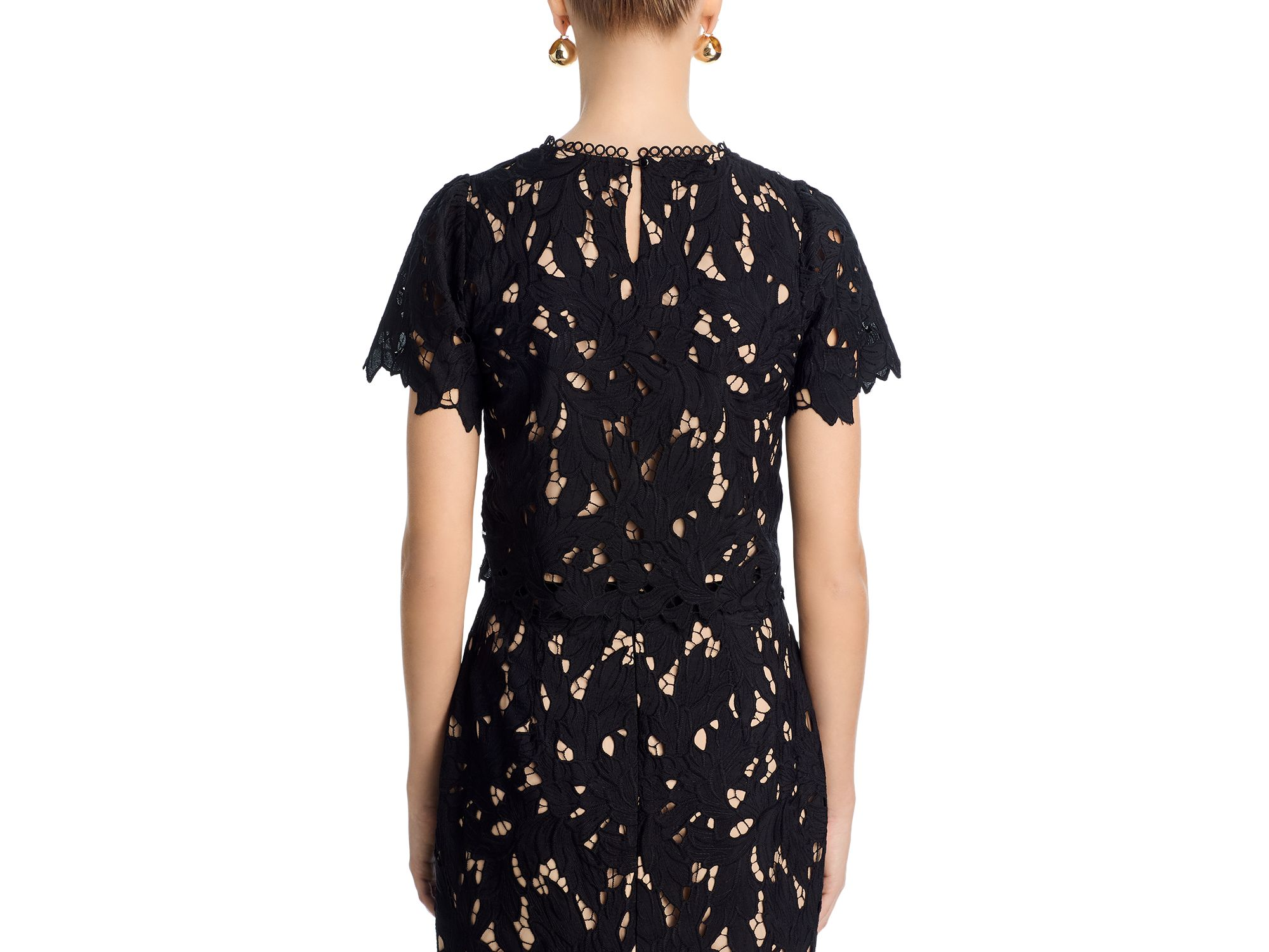 Large Lace Top & Lace Midi Skirt - Exclusive — Image 4