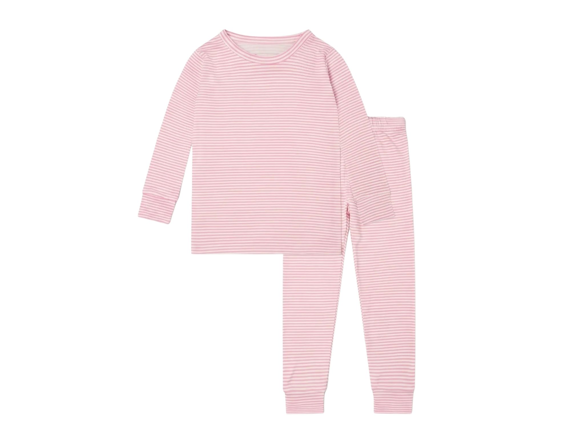 Girls' Peony Stripe Pajama Set - Baby, Little Kid — Image 3