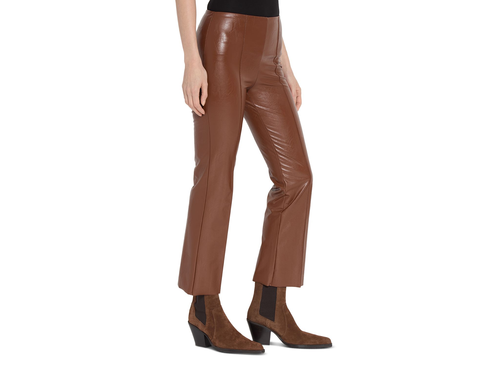 Elysse Faux Leather Ankle Pants — Image 5